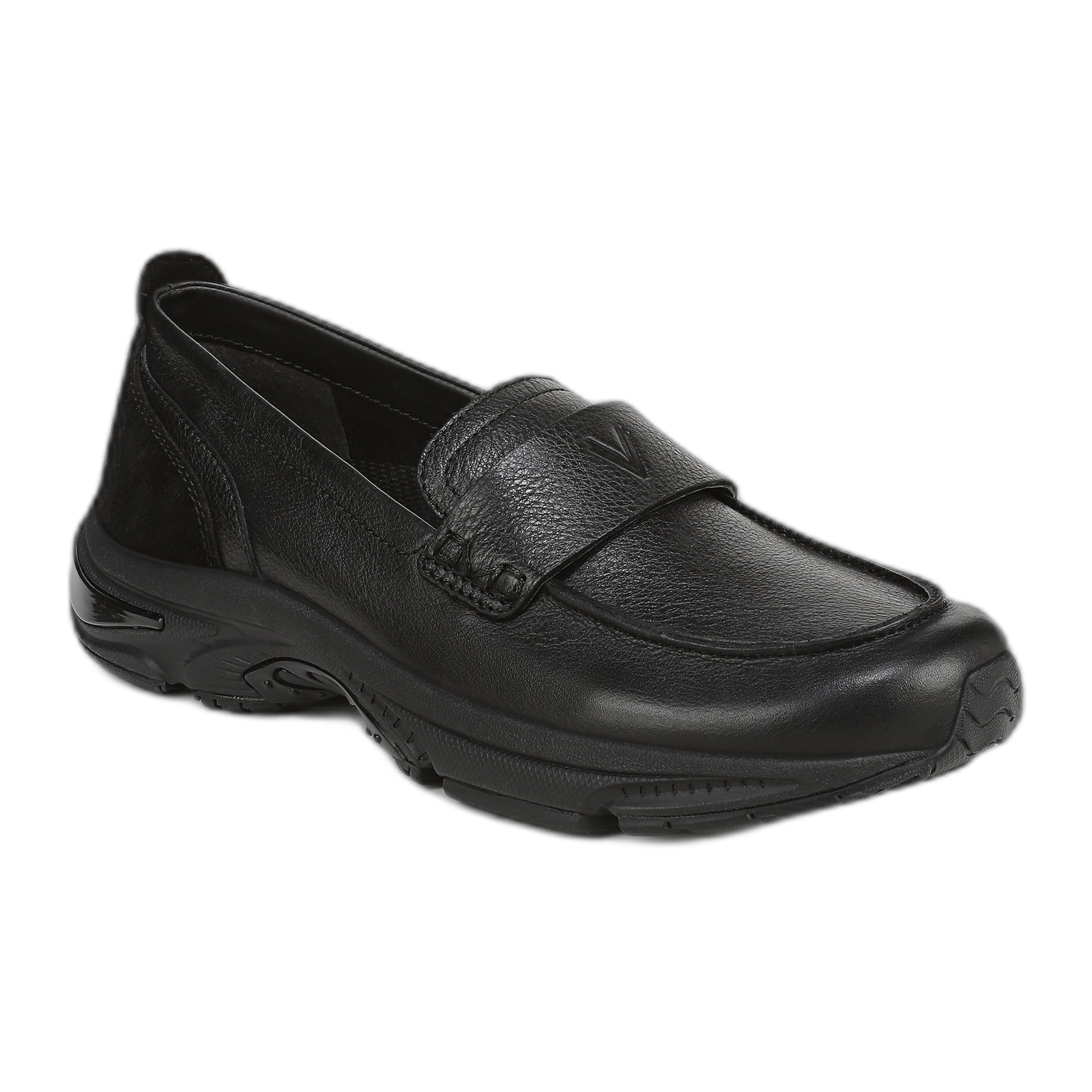 Vionic - Walk Roam Loafer - Black Leather / M / 6