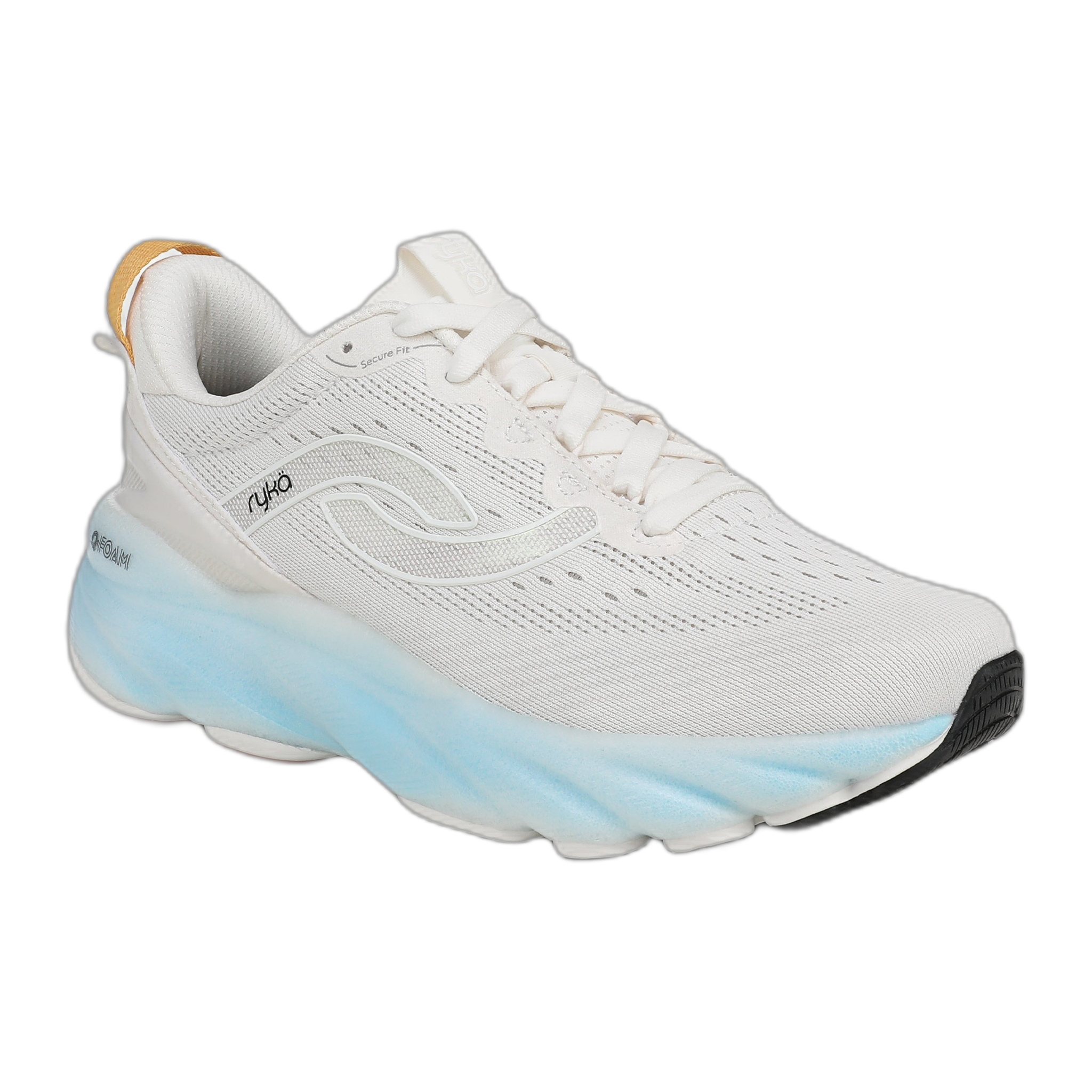 Ryka - Distance LX Running Sneaker - White Blue / M / 5