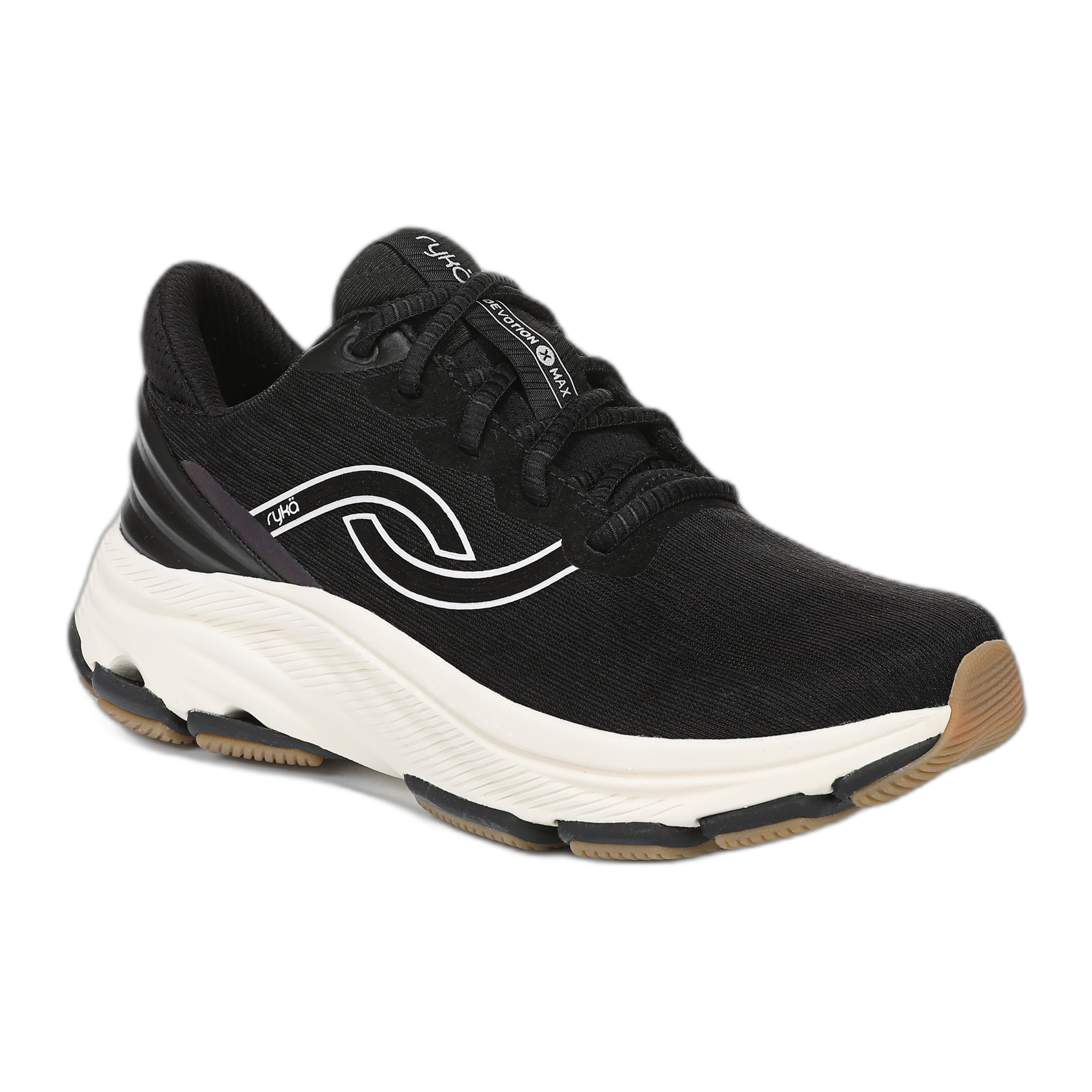Ryka - Devotion X Max 2 Walking Sneaker - Black/White / M / 5