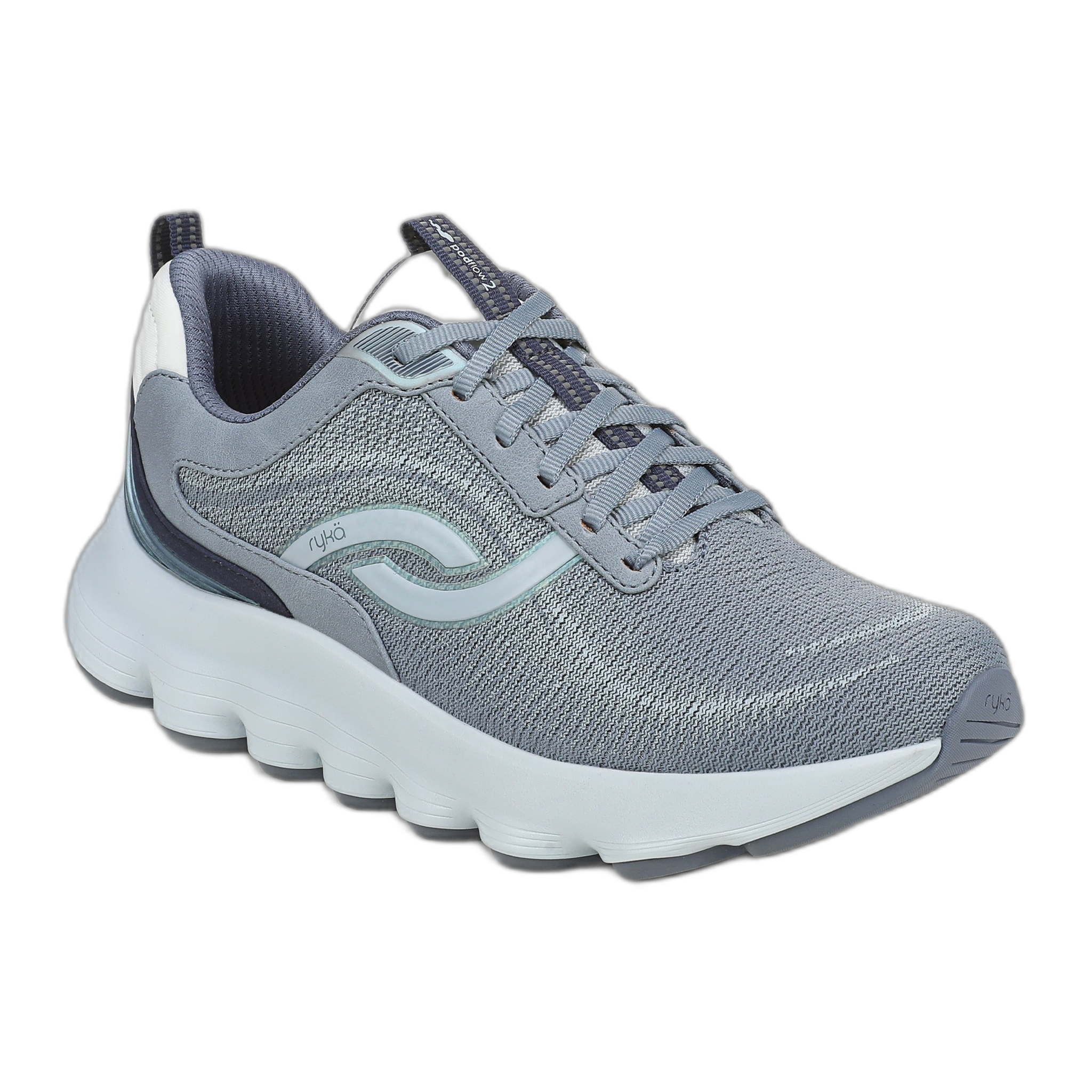 Ryka - Podflow 2 Walking Sneaker - Flintstone Blue / M / 5