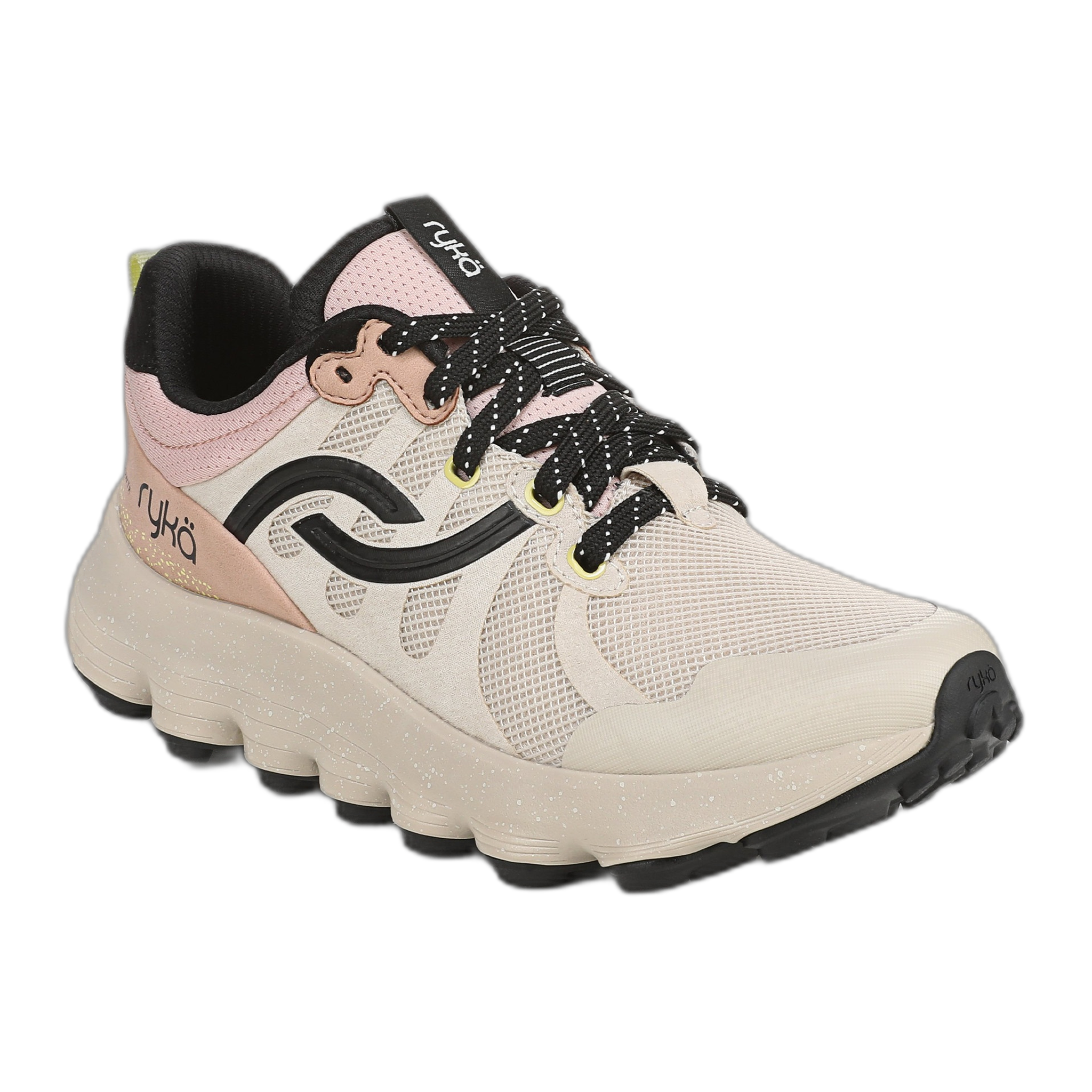 Ryka - Podflow TR Trail Walking Sneaker - Beige/Black / M / 5