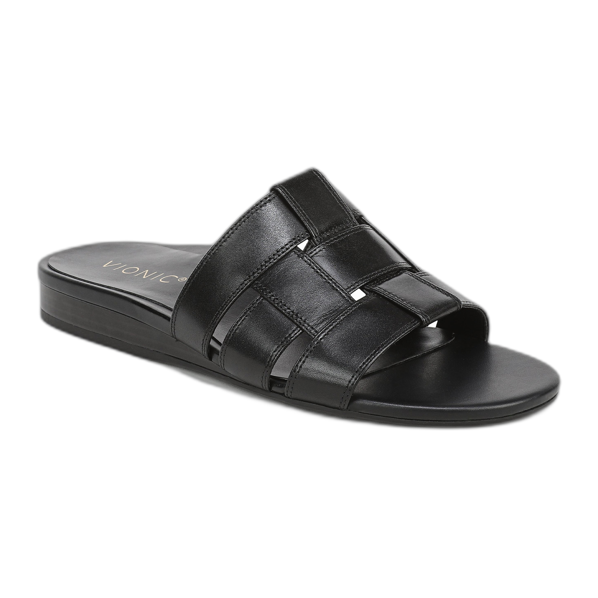 Vionic - Glendora - Black Leather / M / 11