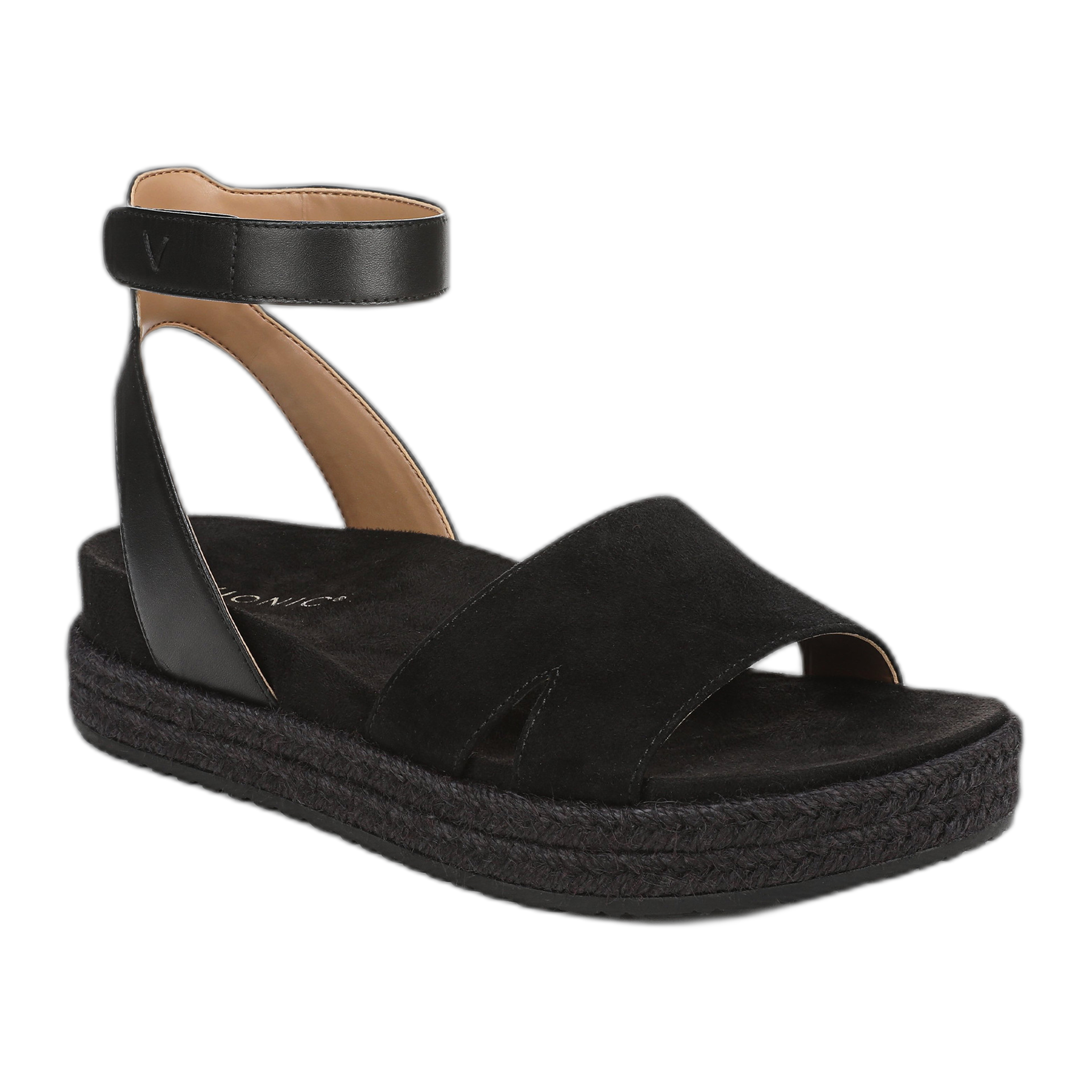 Vionic - Yucca - Black Suede / M / 7.5