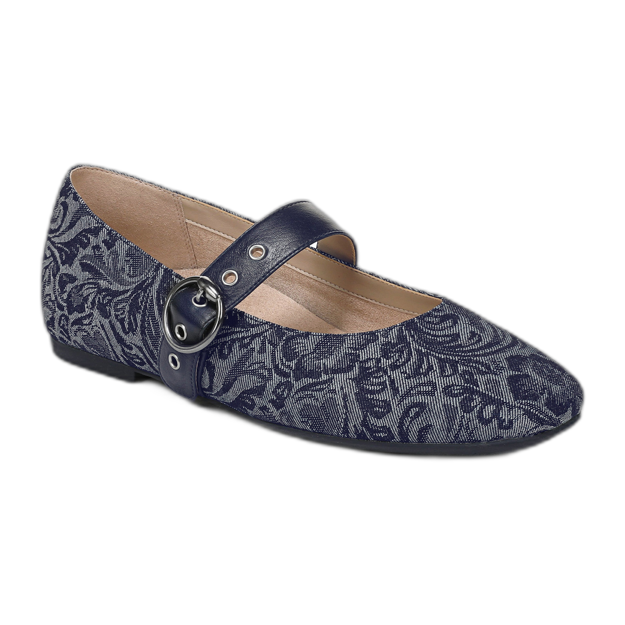 Vionic - Hattie - Dark Denim Paisley Denim / M / 5