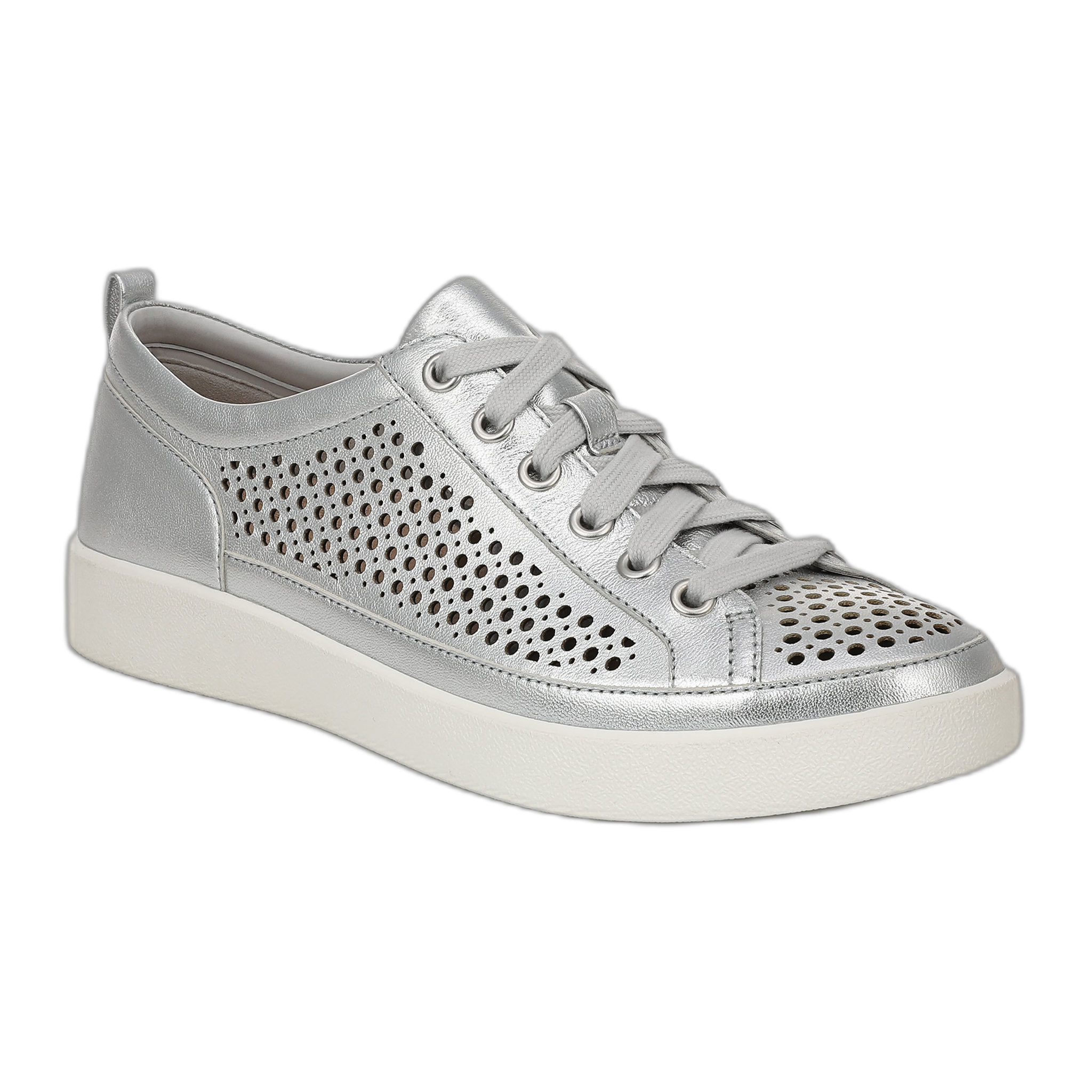 Vionic - Winny Perf - Silver Leather / M / 5