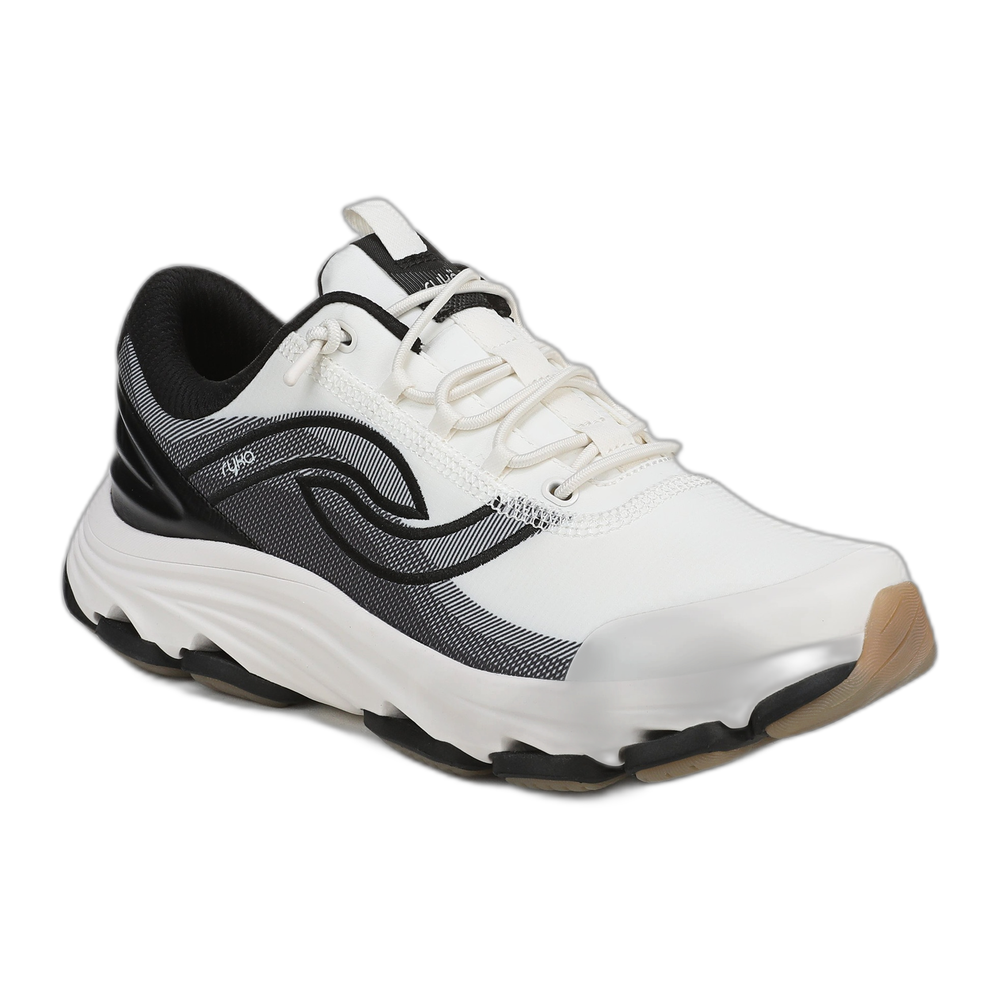 Ryka - Devotion EZ 2 Walking Sneaker - White Black / M / 6