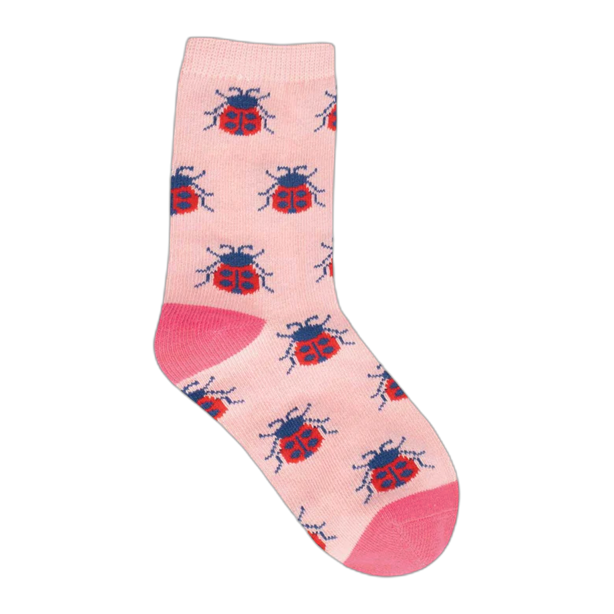 Socksmith - Ladybug Love (4-7 Years) - Pink / One Size