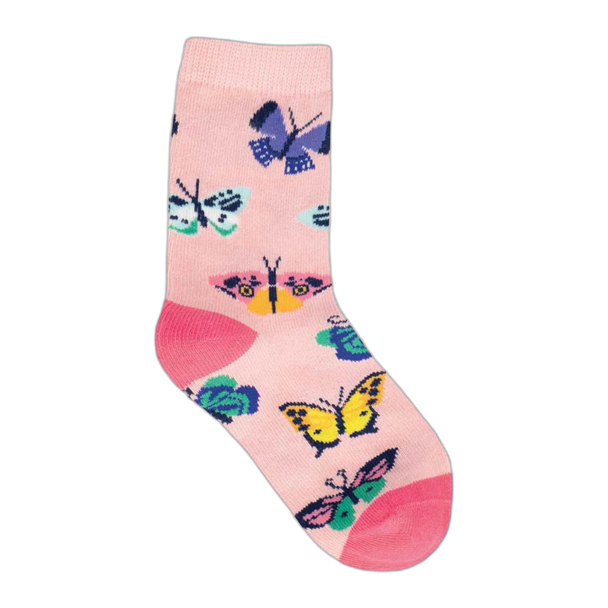 Socksmith - Butterfly Migration (4-7 Years) - Pink / One Size
