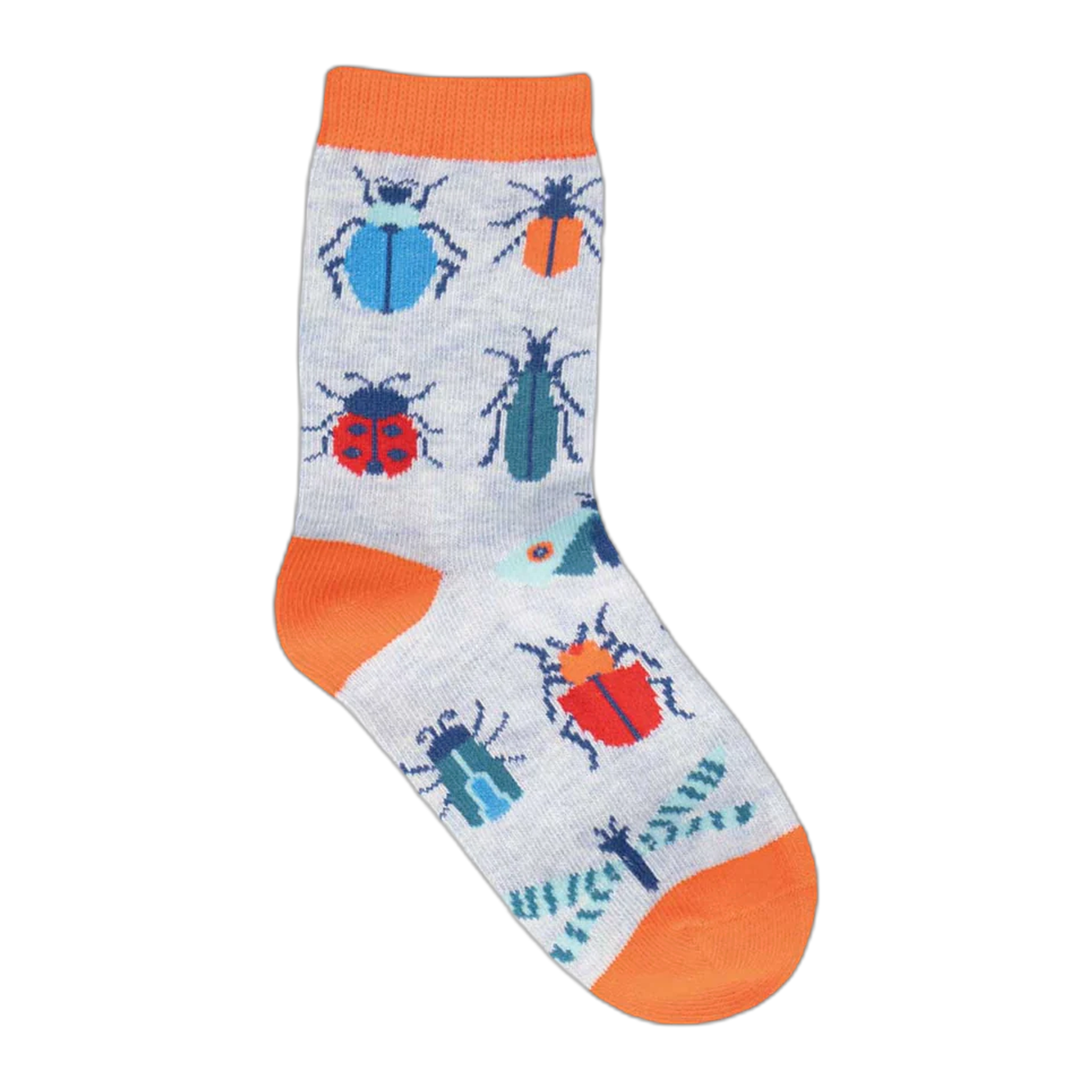 Socksmith - Kids Buggin' Out (4-7 Years) - Blue Heather / ONE SIZE