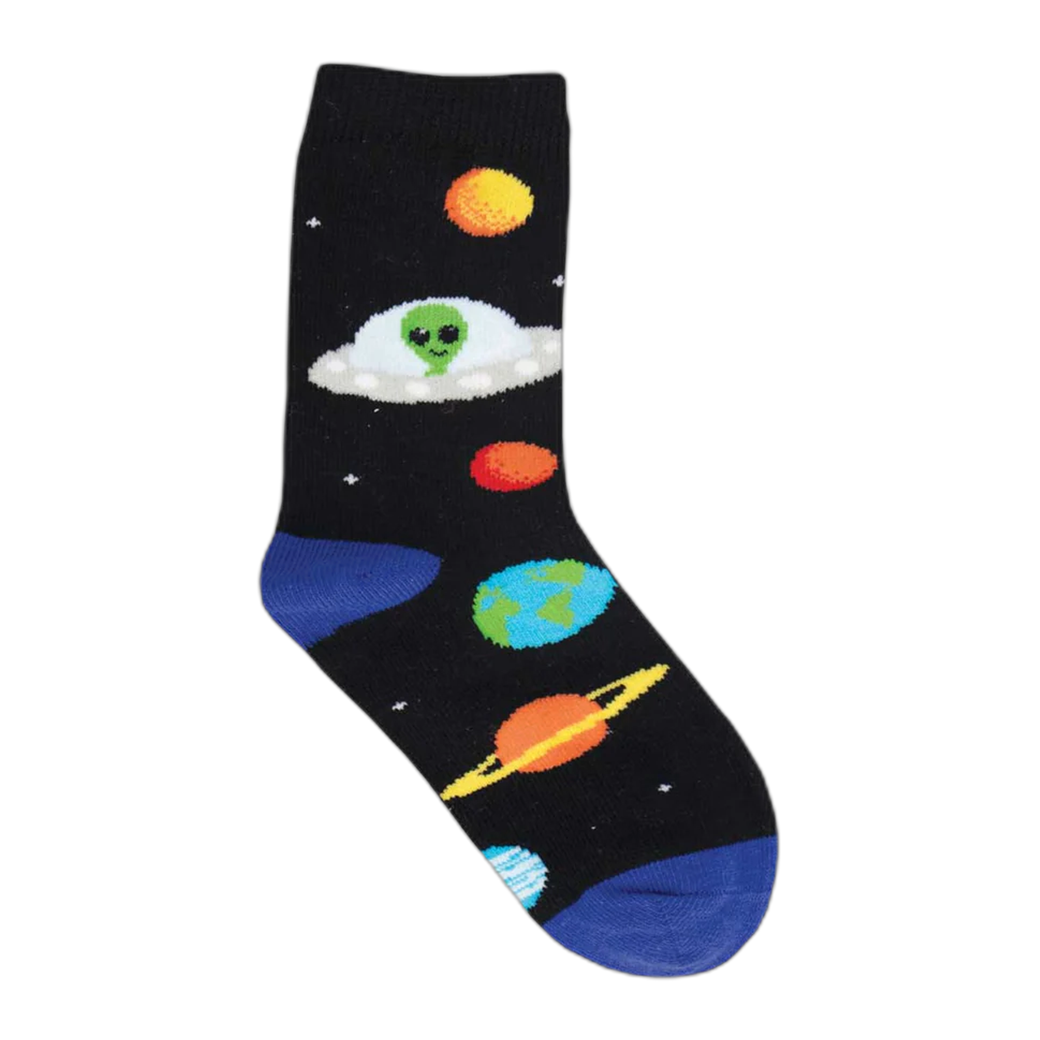 Socksmith - Space Race 4-7 Years (4-7 Years) - Black / ONE SIZE