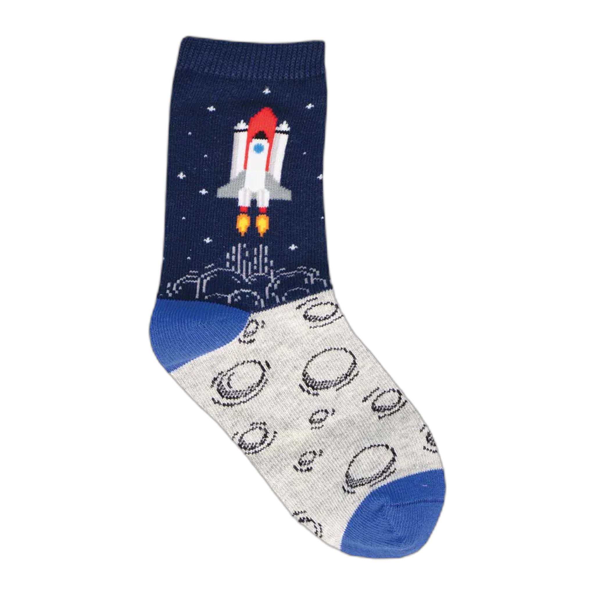 Socksmith - To The Moon Back (4-7 Years) - Navy / ONE SIZE