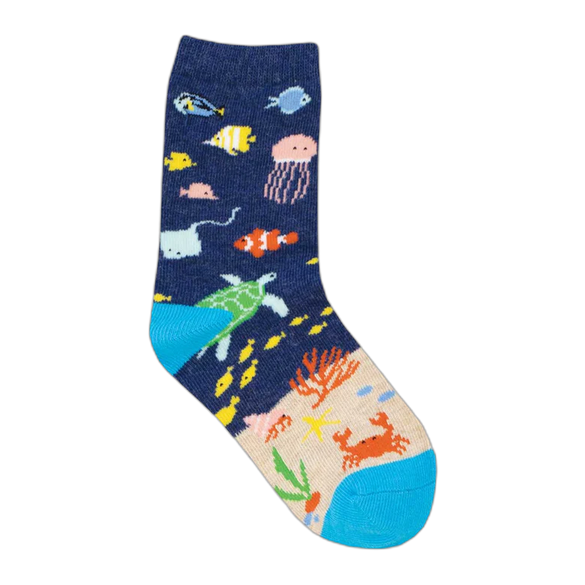 Socksmith - Under The Sea (4-7 Years) - Navy / One Size