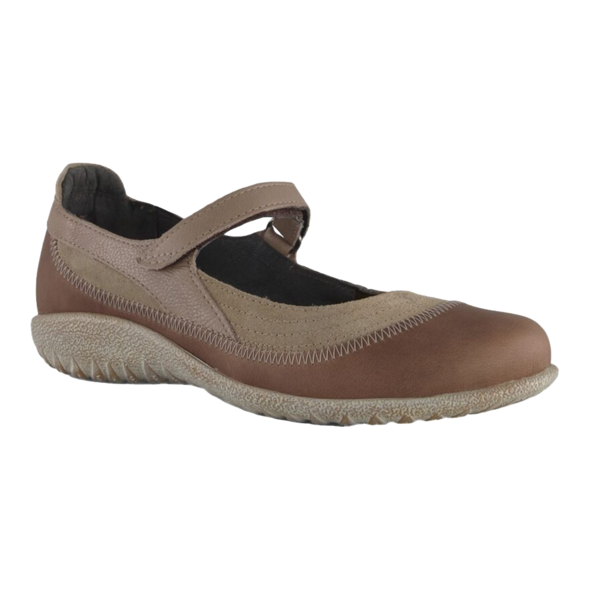 Naot - Kirei - Bark Nbk Almond Stone Lthr / M / 35