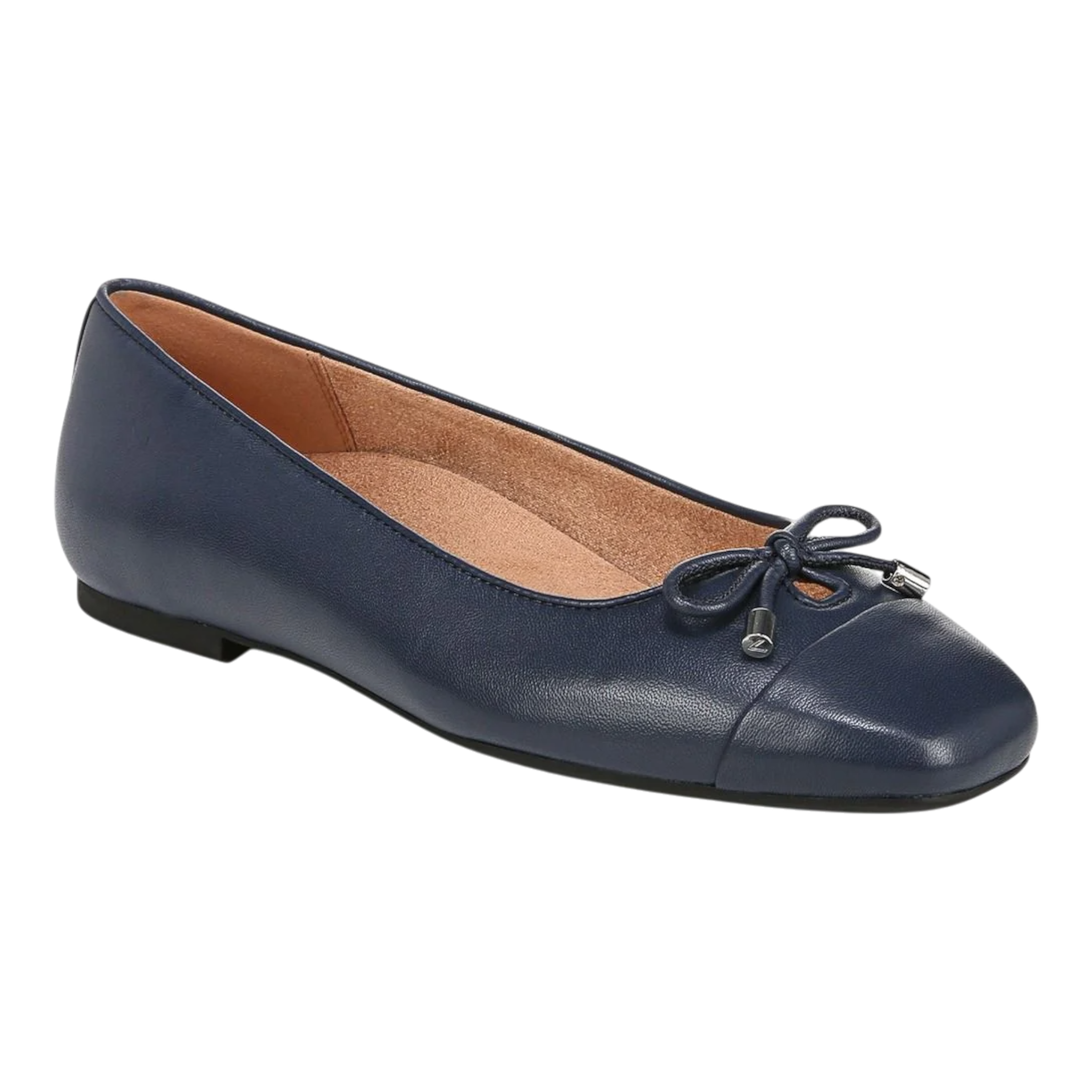 Vionic - Klara Ballet Flat - Navy Nappa Leather / N / 6