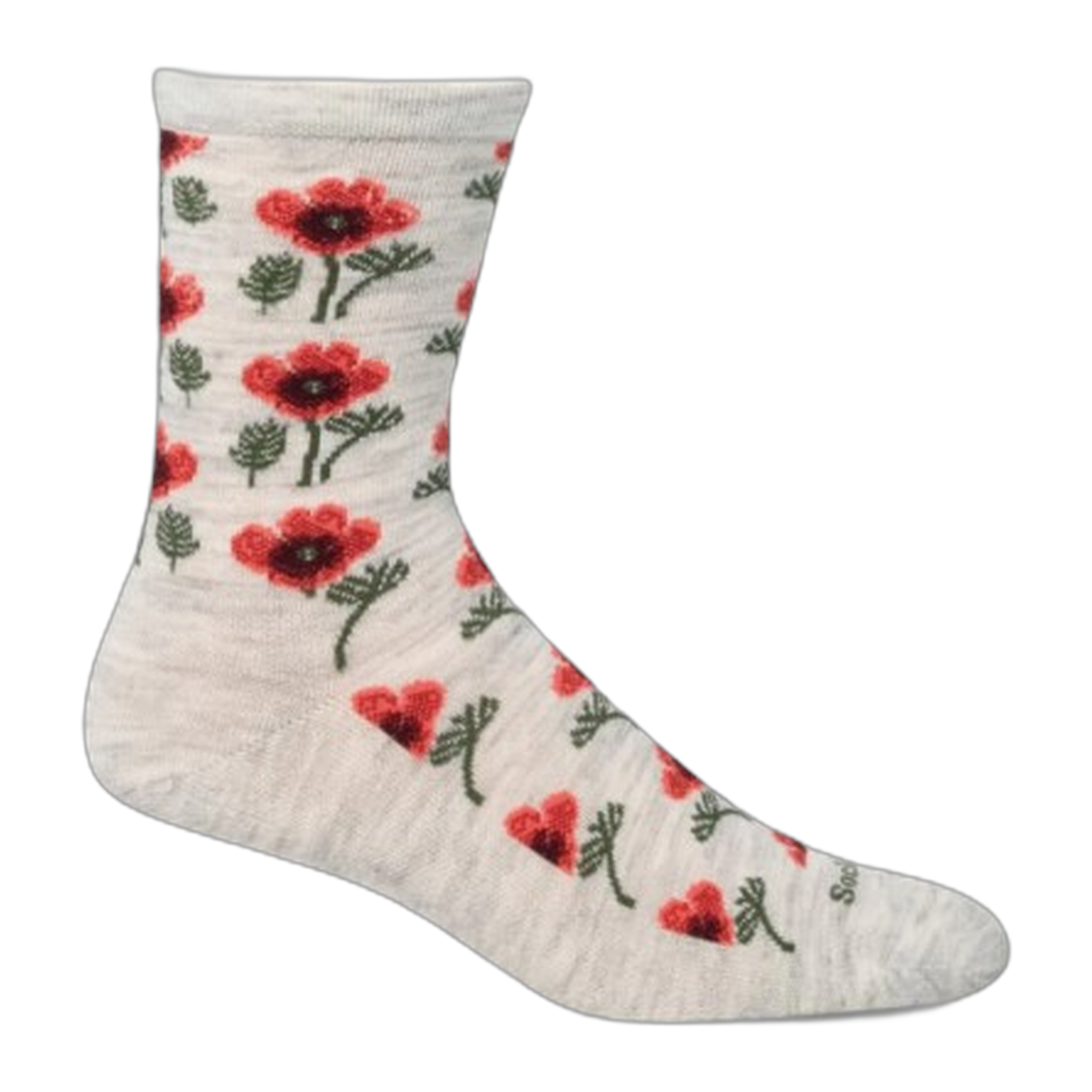 SockWell - Women's Poppy | Essential Comfort Socks - Ash / S/M
