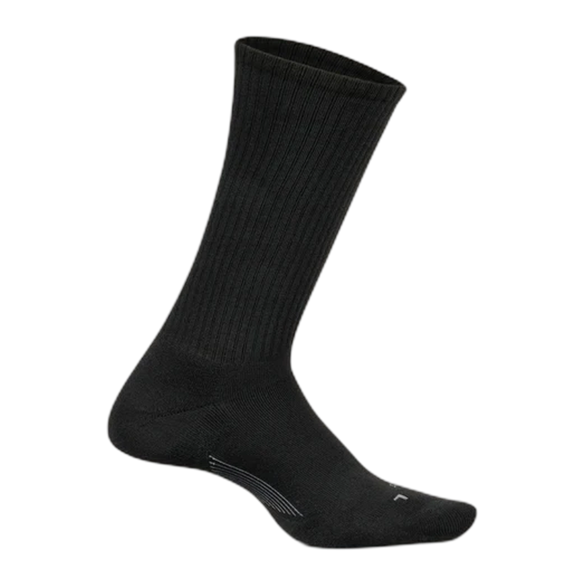 Feetures - Everyday Men's Max Cushion Crew Casual Rib - Black / M