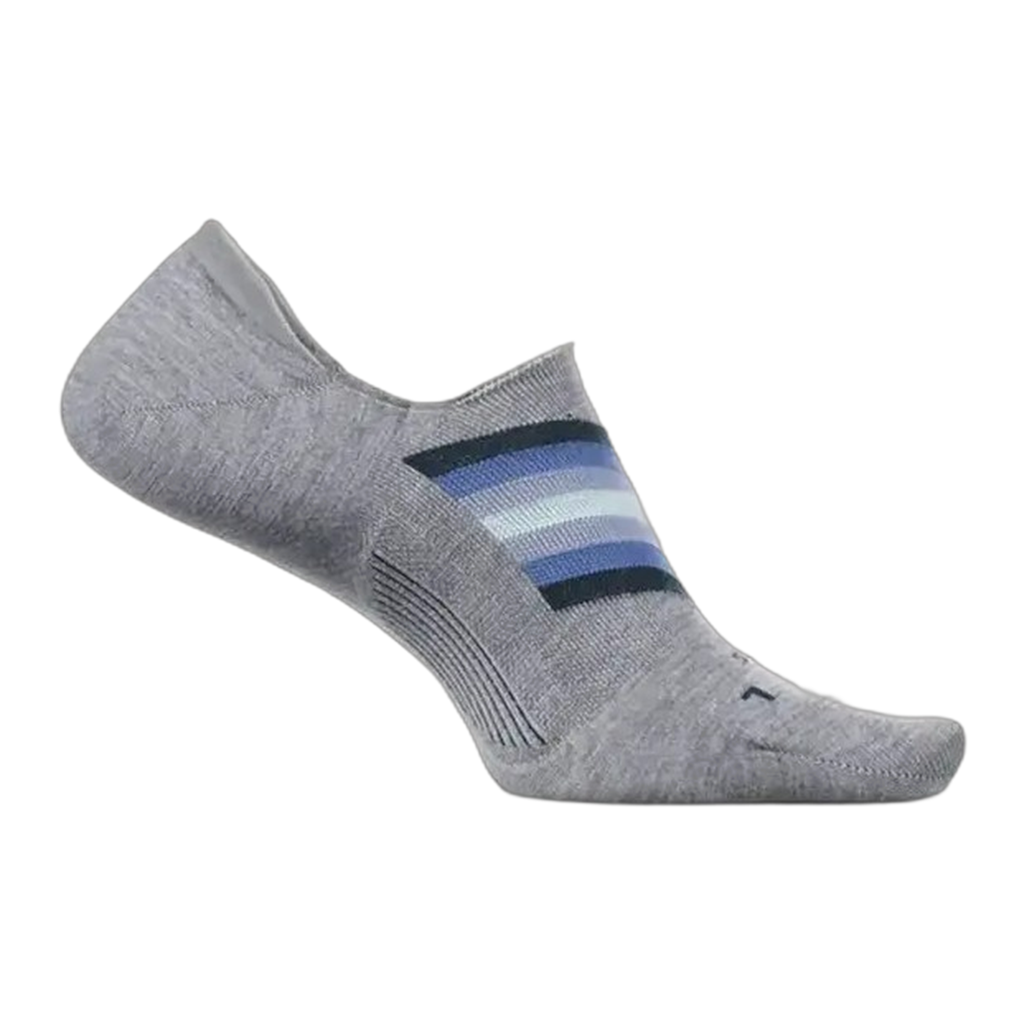 Feetures - No Show Chevron - Chevron Light Gray / S