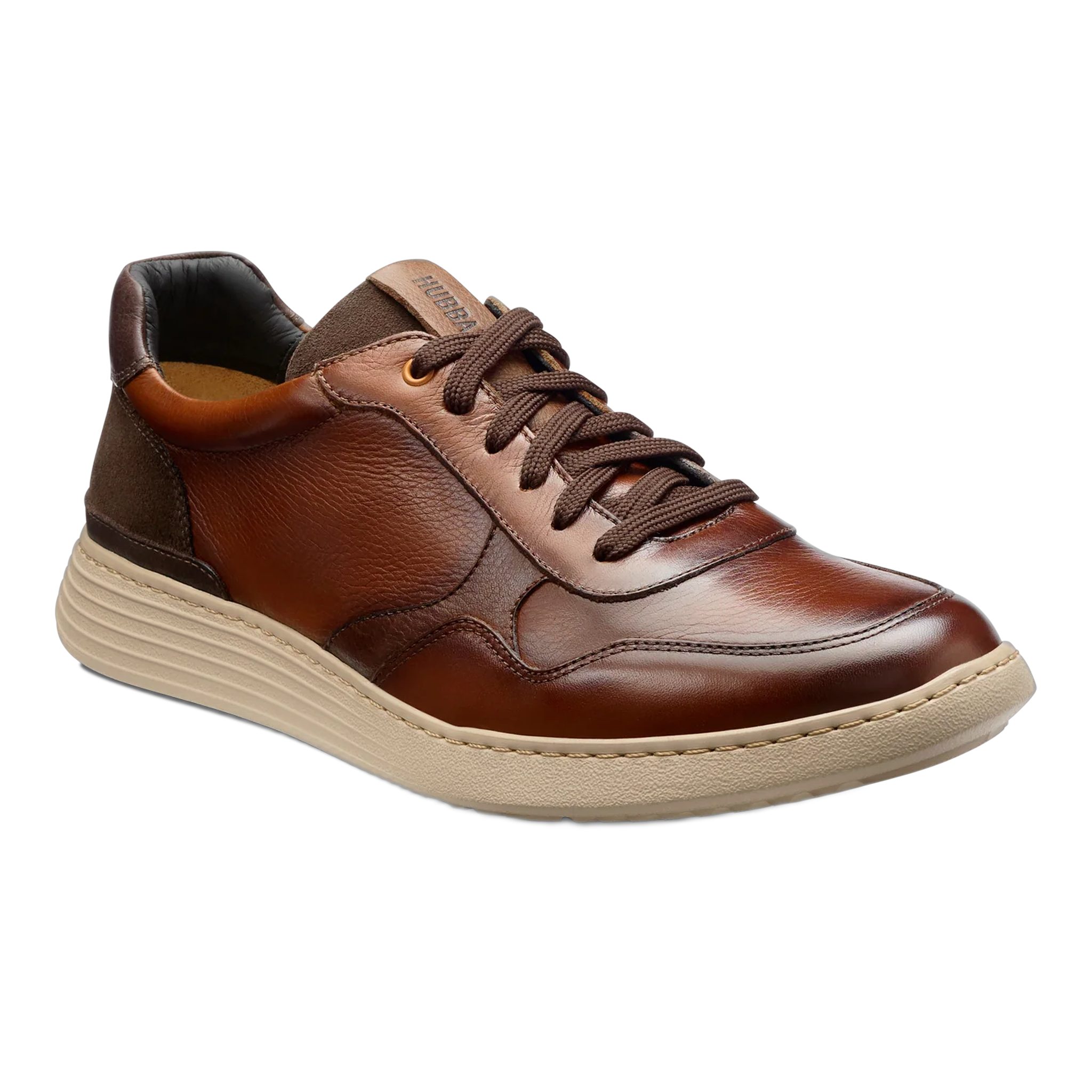 Samuel Hubbard - Men's Featherlight Napa Sneaker - Bourbon Leather / M / 9.5