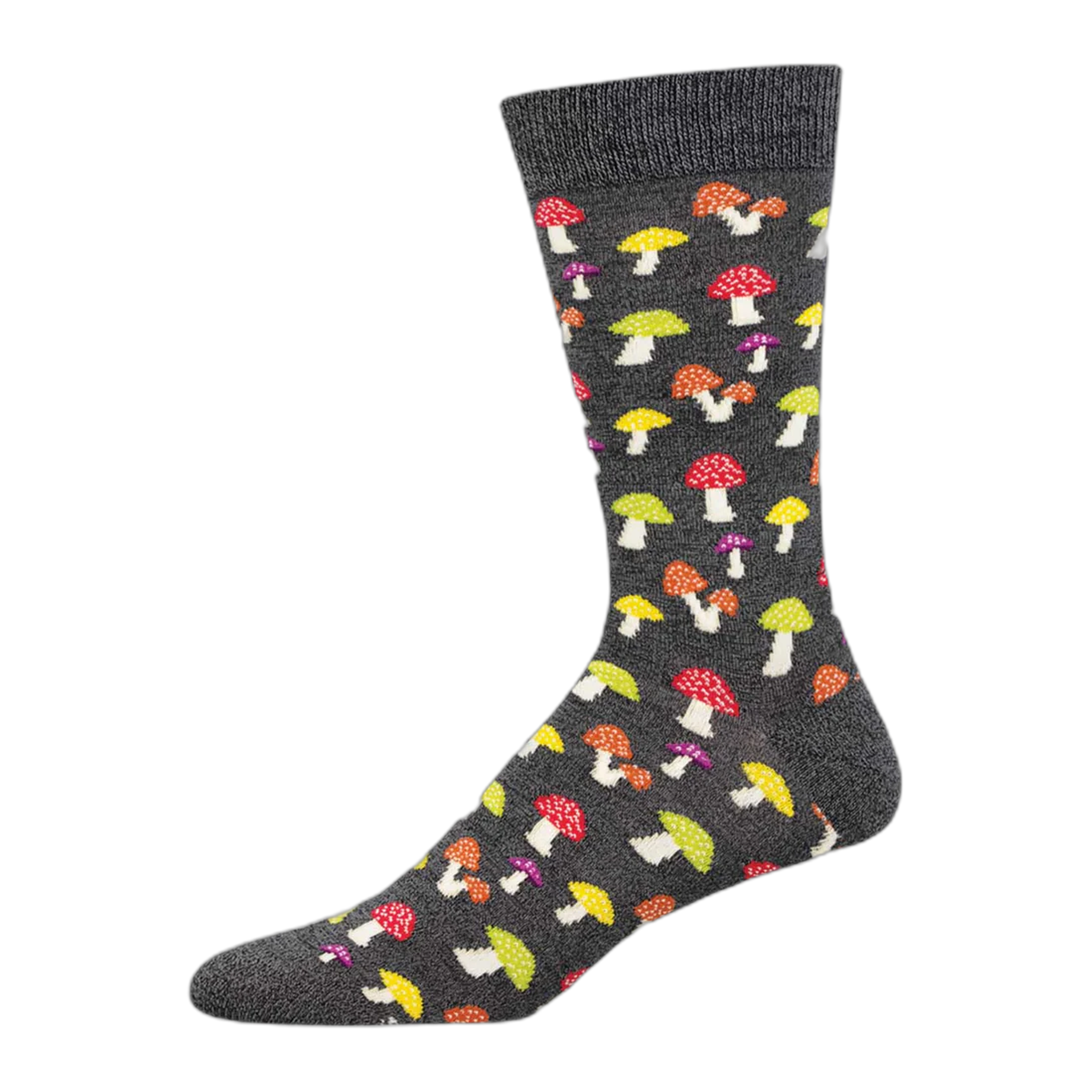 Socksmith - Colorful Caps Bamboo - Charcoal Heather / One Size