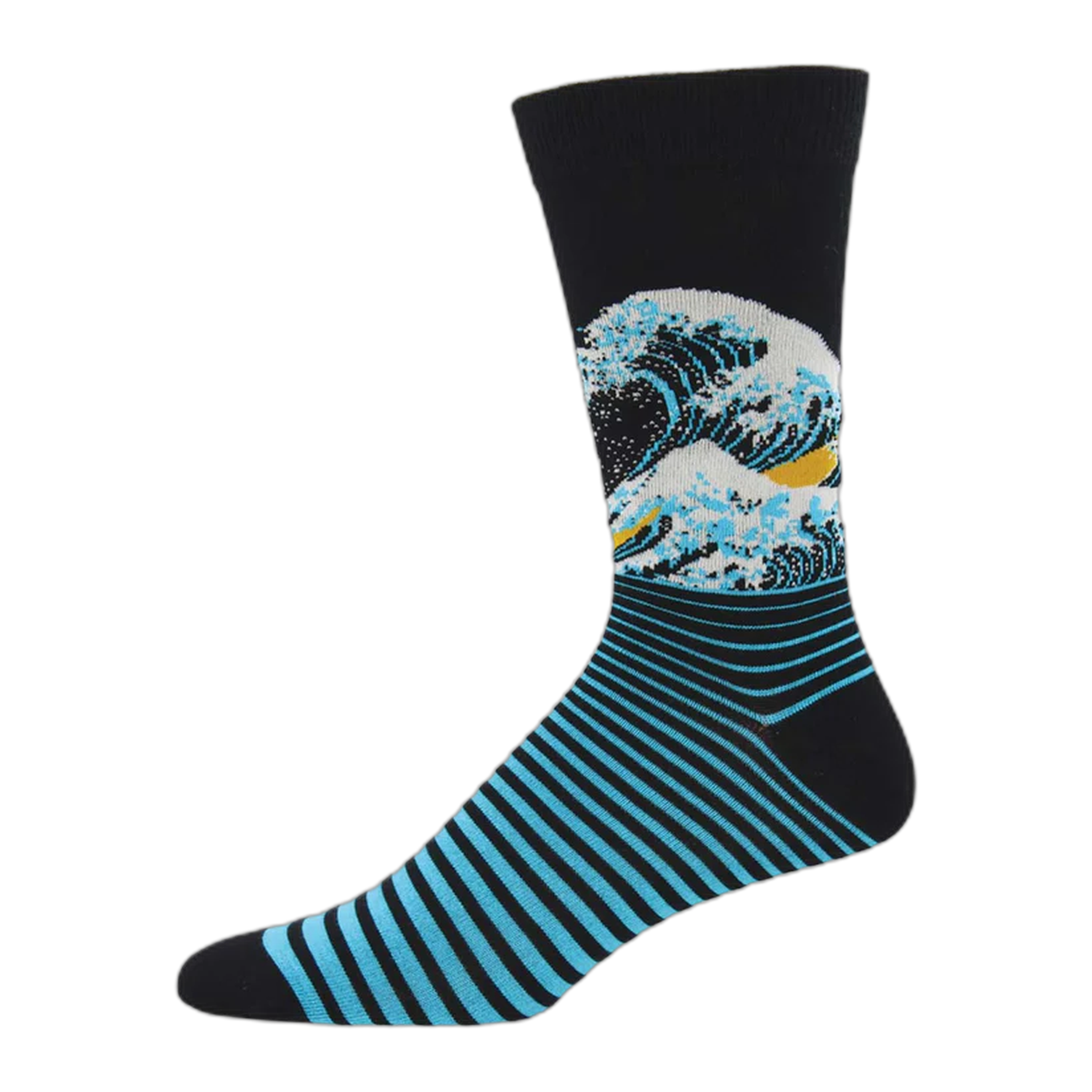 Socksmith - The Wave Bamboo - Black / One Size