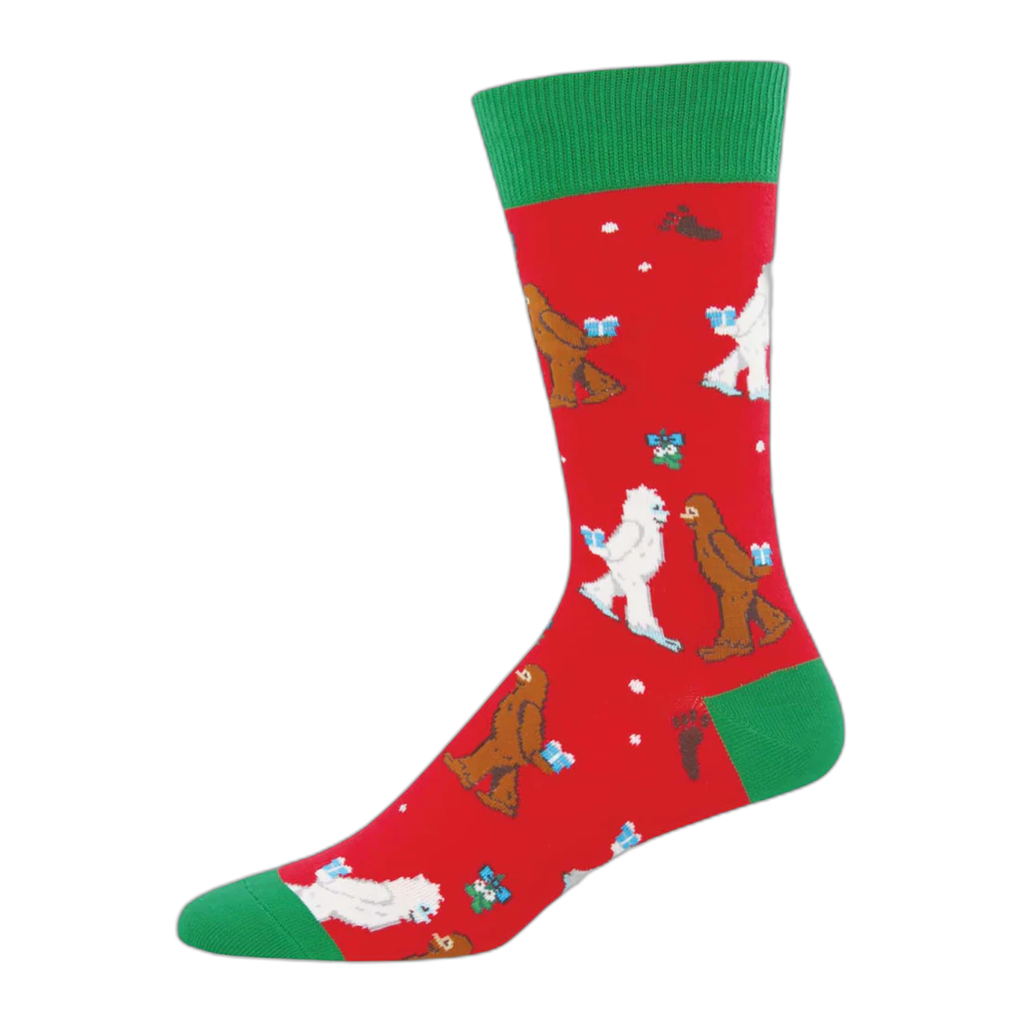 Socksmith - Men's Mythical Kissmas - Red / ONE SIZE