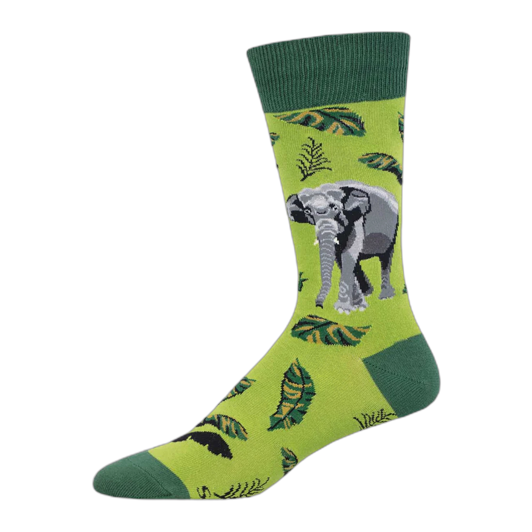 Socksmith - Men's Asian Elephant - Green / One Size