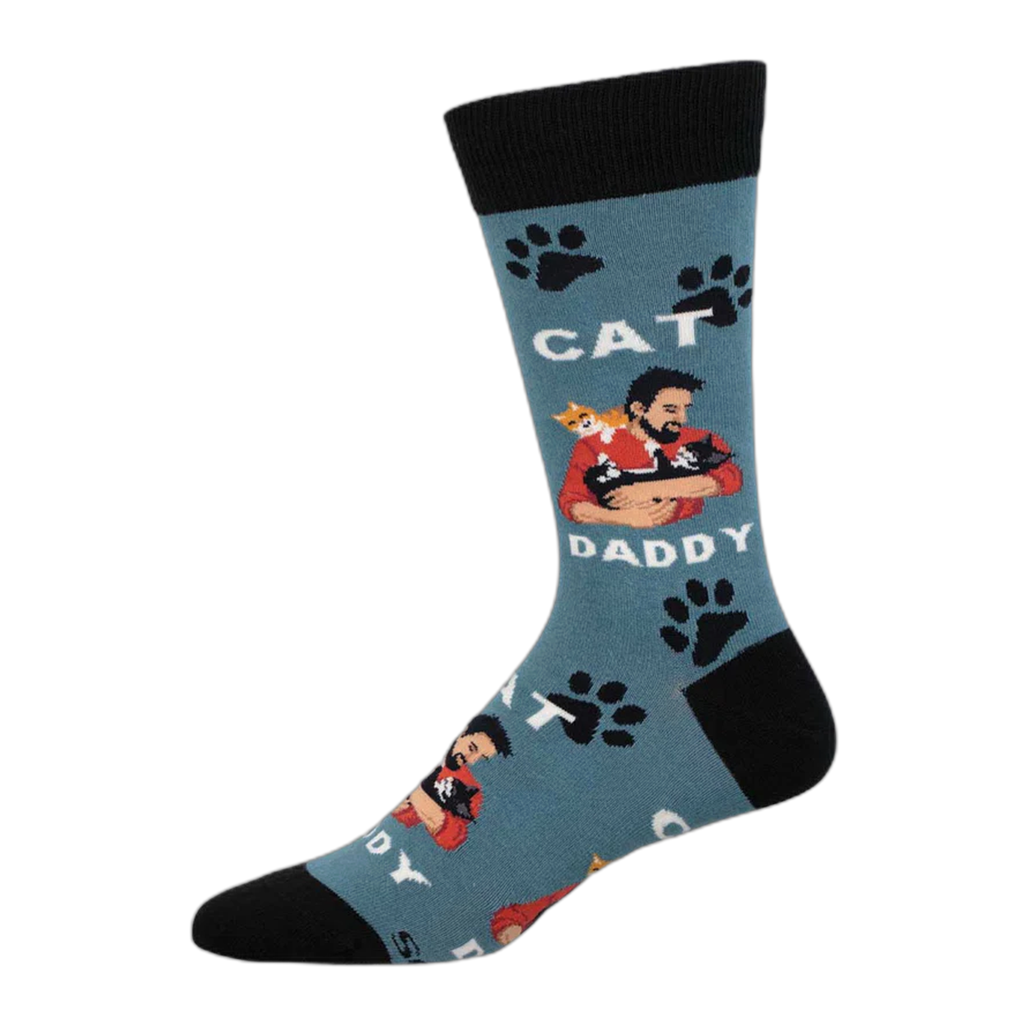 Socksmith - Cat Daddy - Blue / One Size