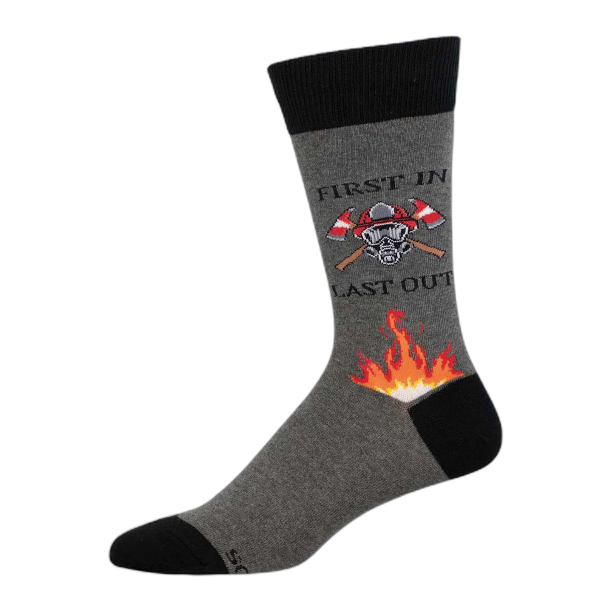 Socksmith - First In-Last Out - Gray Heather / ONE SIZE