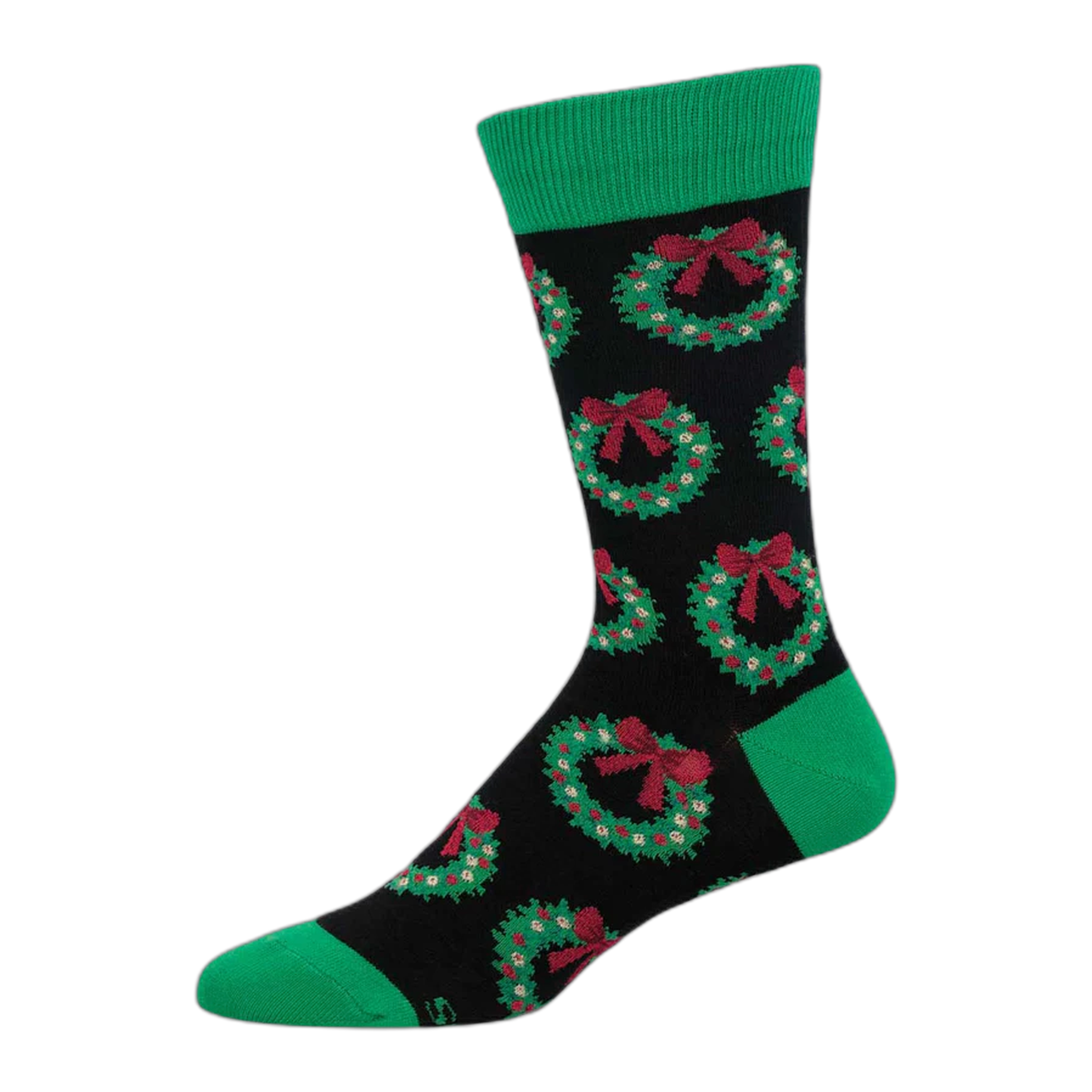 Socksmith - Christmas Wreath - Black / One Size