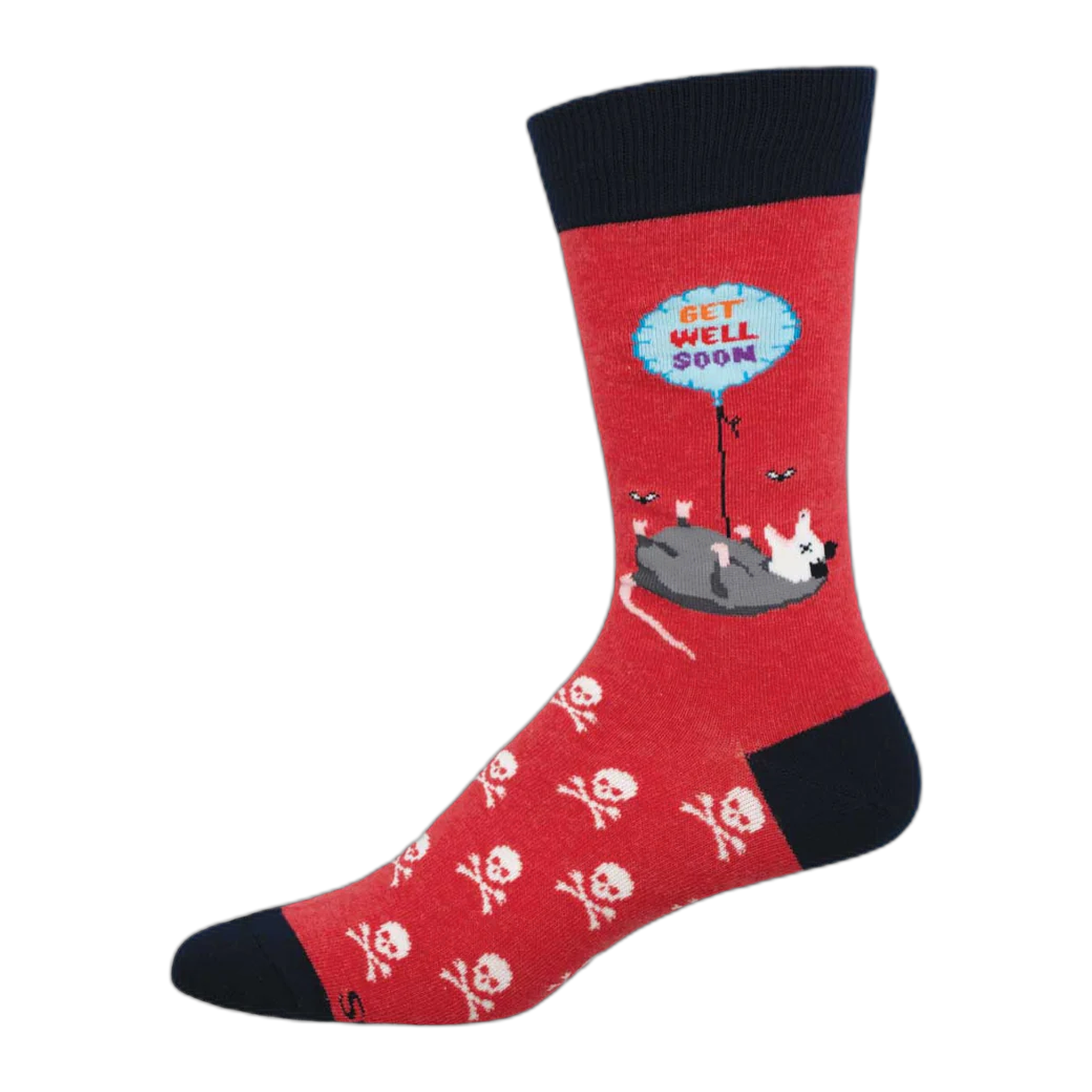 Socksmith - Get Well Soon - Red Heather / One Size