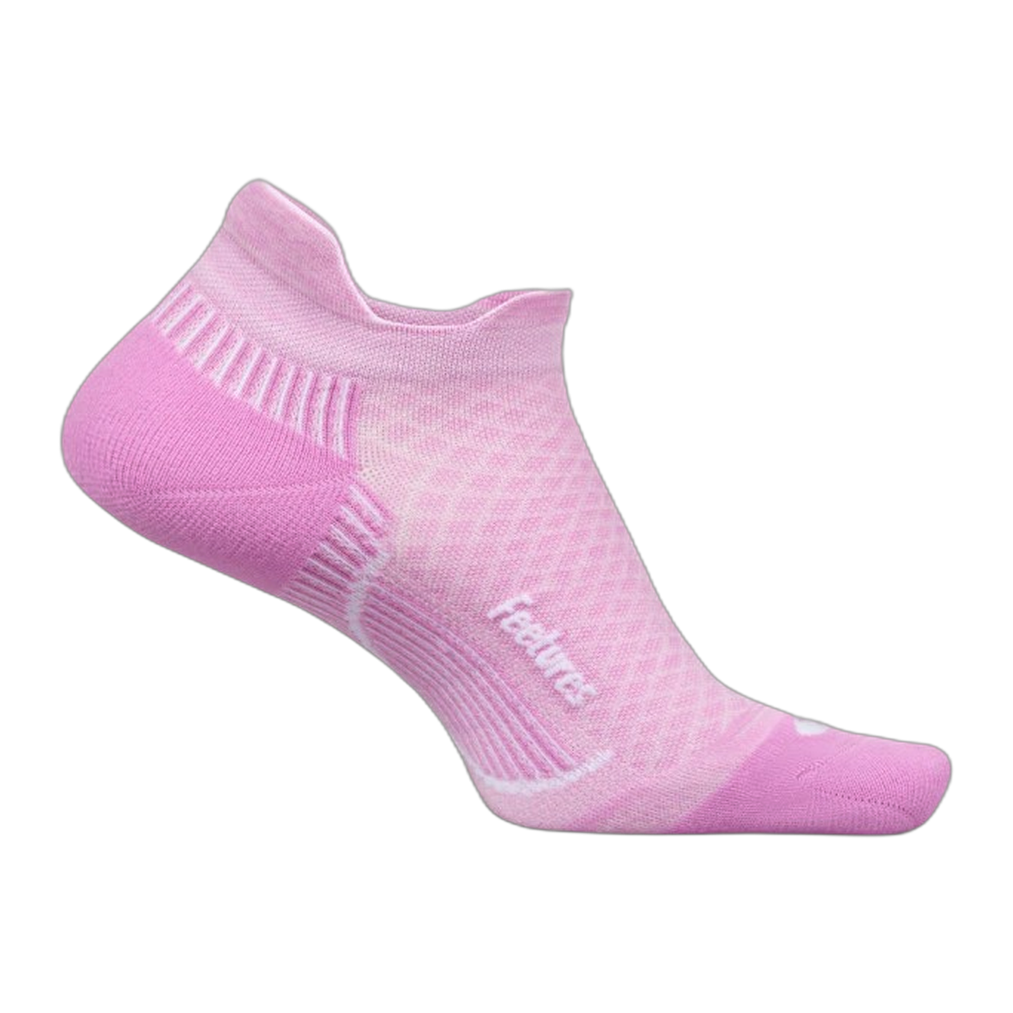 Feetures - Plantar Fasciitis Relief Sock Light Cushion Tab - Rose Quartz / S