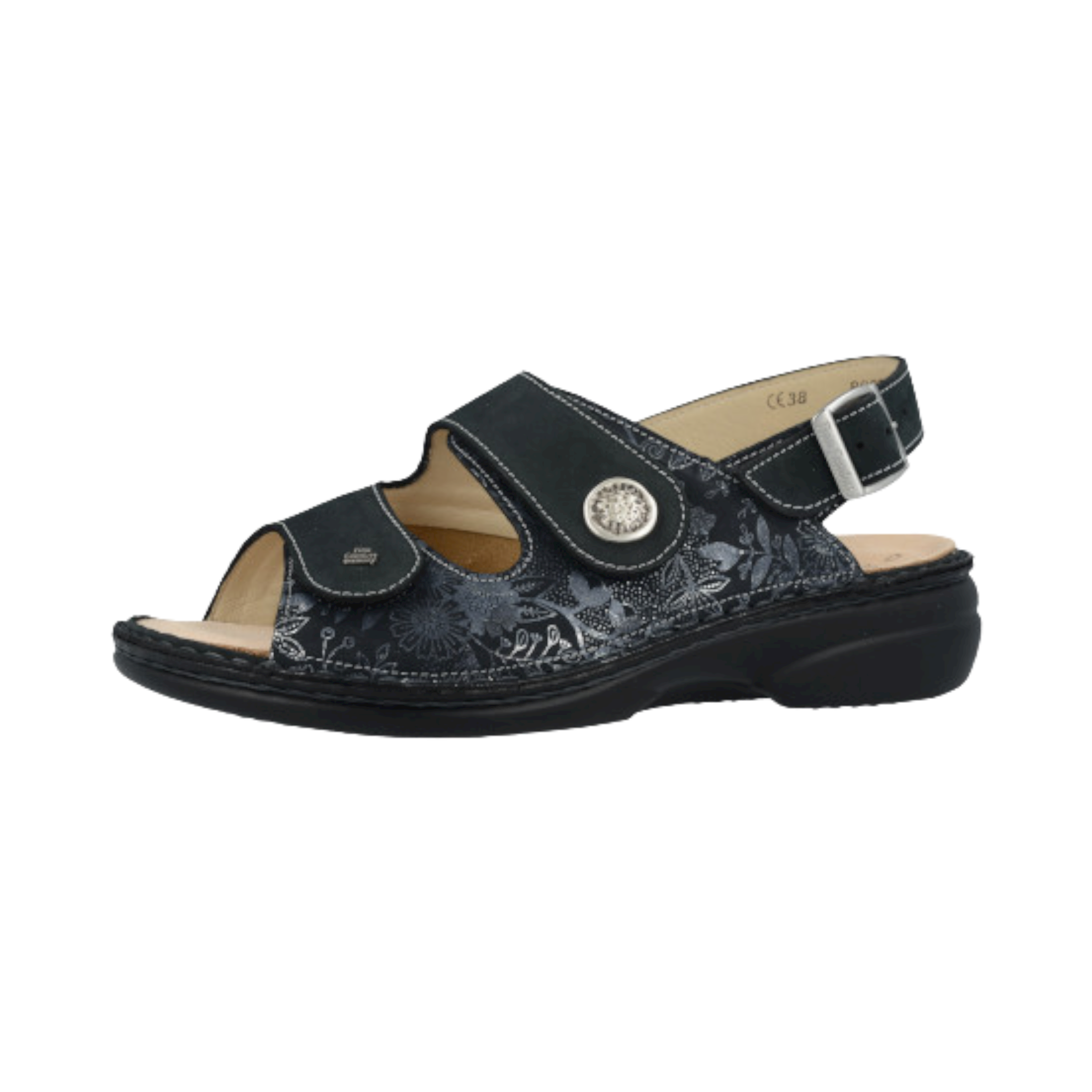 Finn Comfort - Isera - Anthracite/Schwarz Jardin/Nubuk/Balenastretch SS21 / M / 36