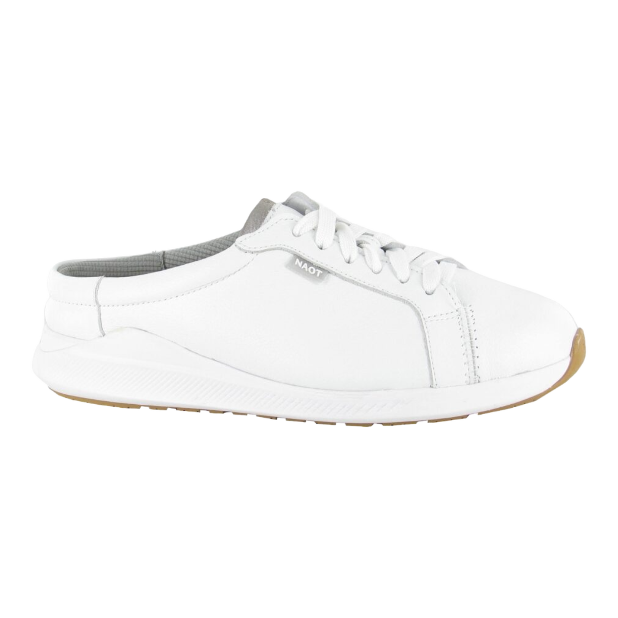 Naot - Radon - Sft White Leather Slvr Thr / M / 37