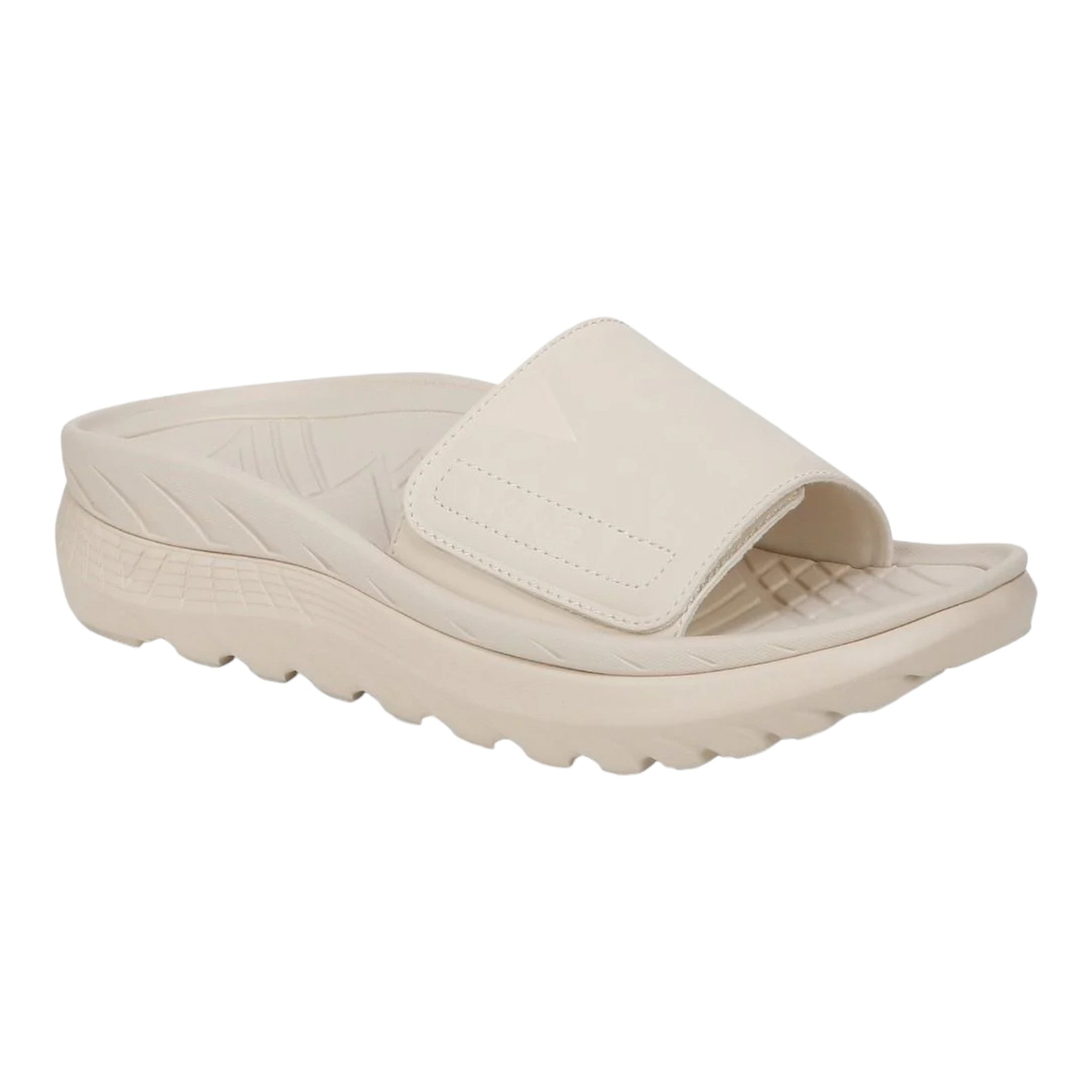 Vionic - Rejuvenate Recovery Sandal - Cream Synthetic / M / 5