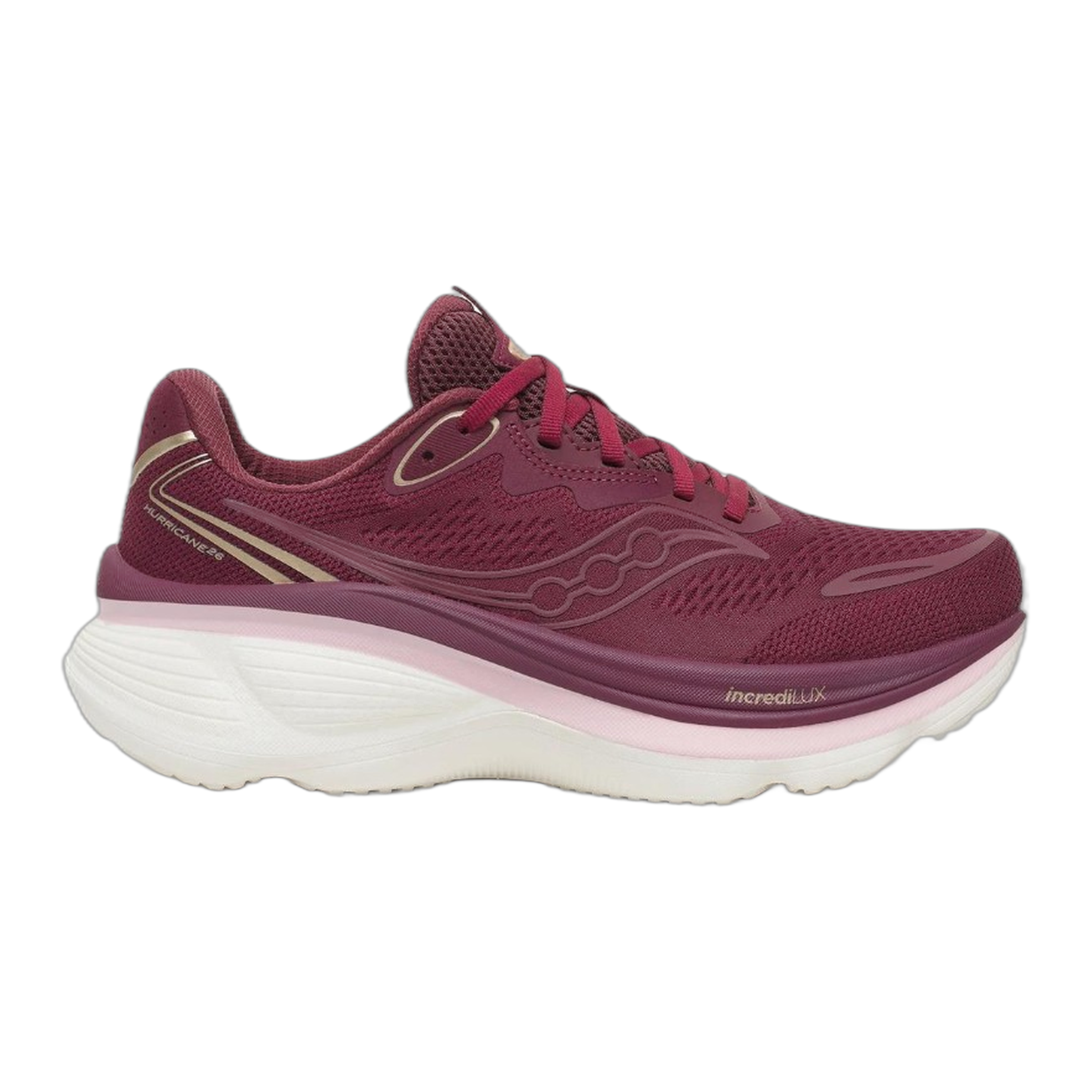 Saucony - Women's Hurricane 26 - Maroon/Silk / M / 7