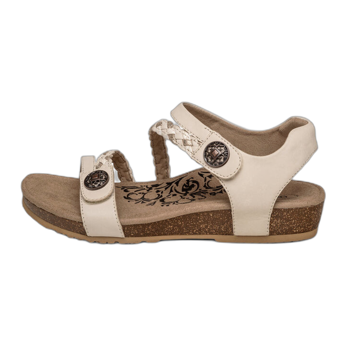 Jillian Braided Quarter Strap Sandal