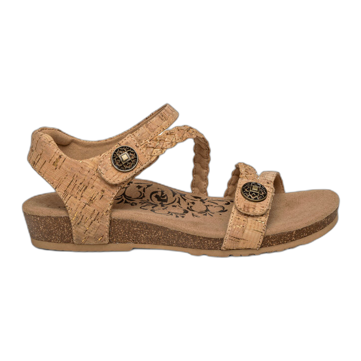 Jillian Braided Quarter Strap Sandal