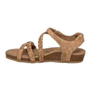 Jillian Braided Quarter Strap Sandal