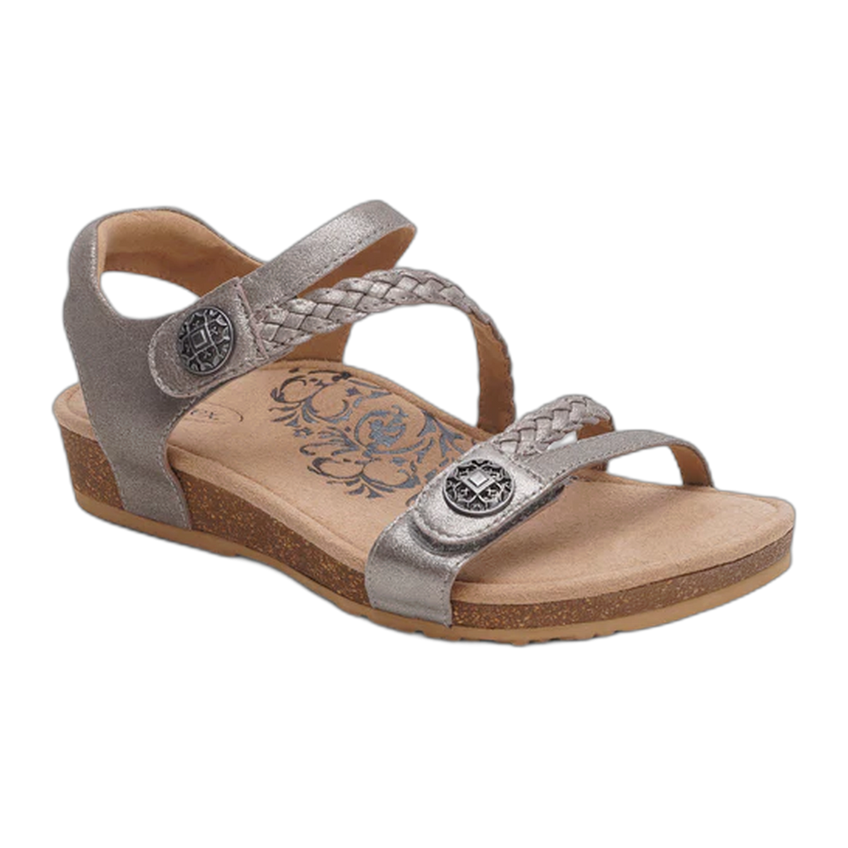 Jillian Braided Quarter Strap Sandal