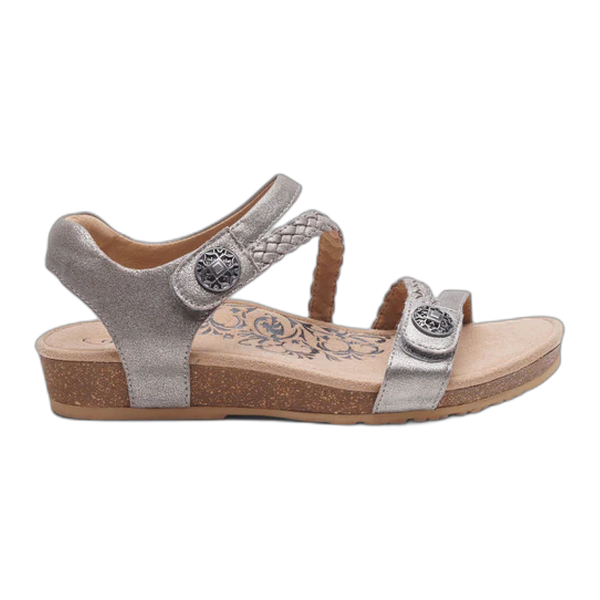 Jillian Braided Quarter Strap Sandal