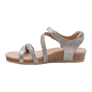 Jillian Braided Quarter Strap Sandal