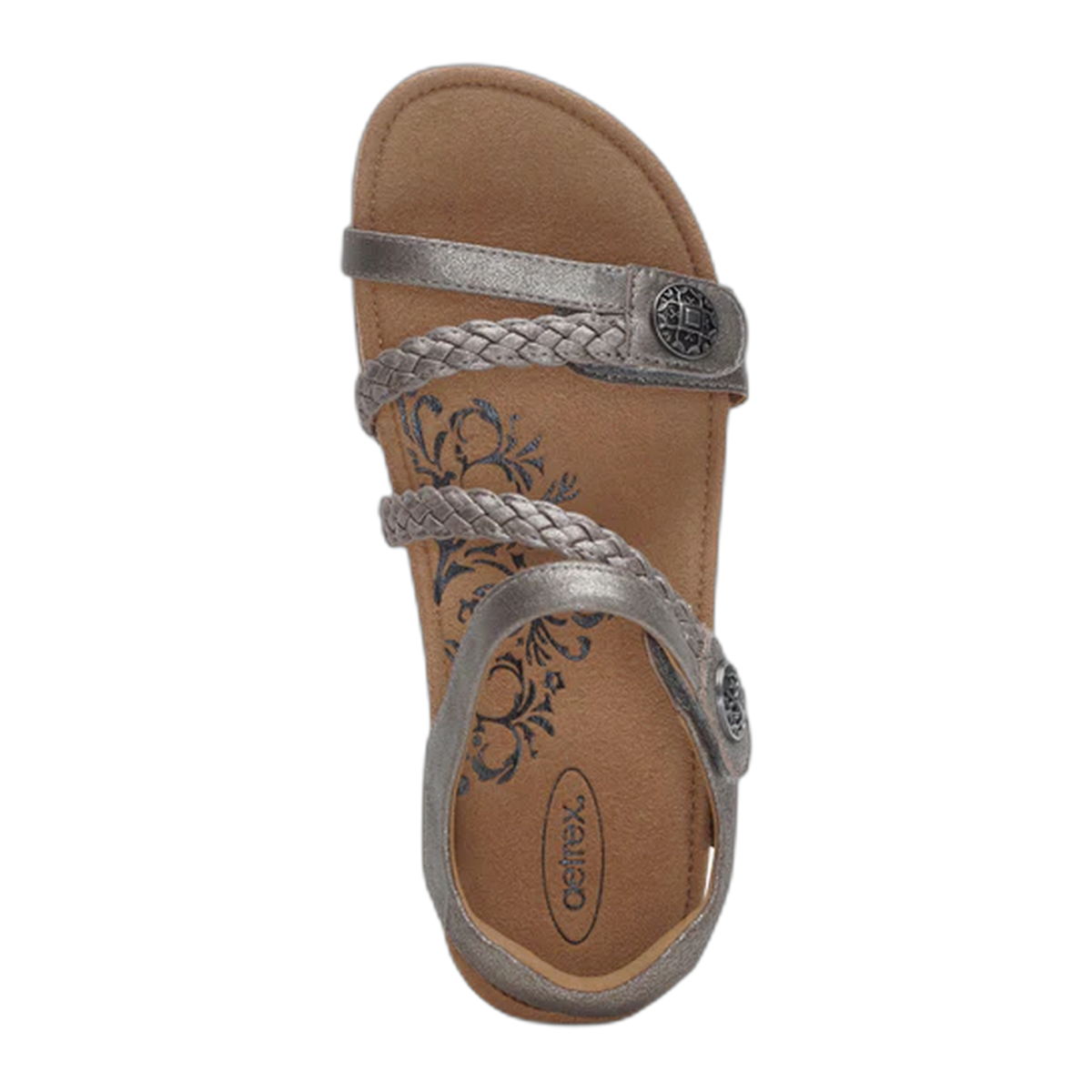Jillian Braided Quarter Strap Sandal