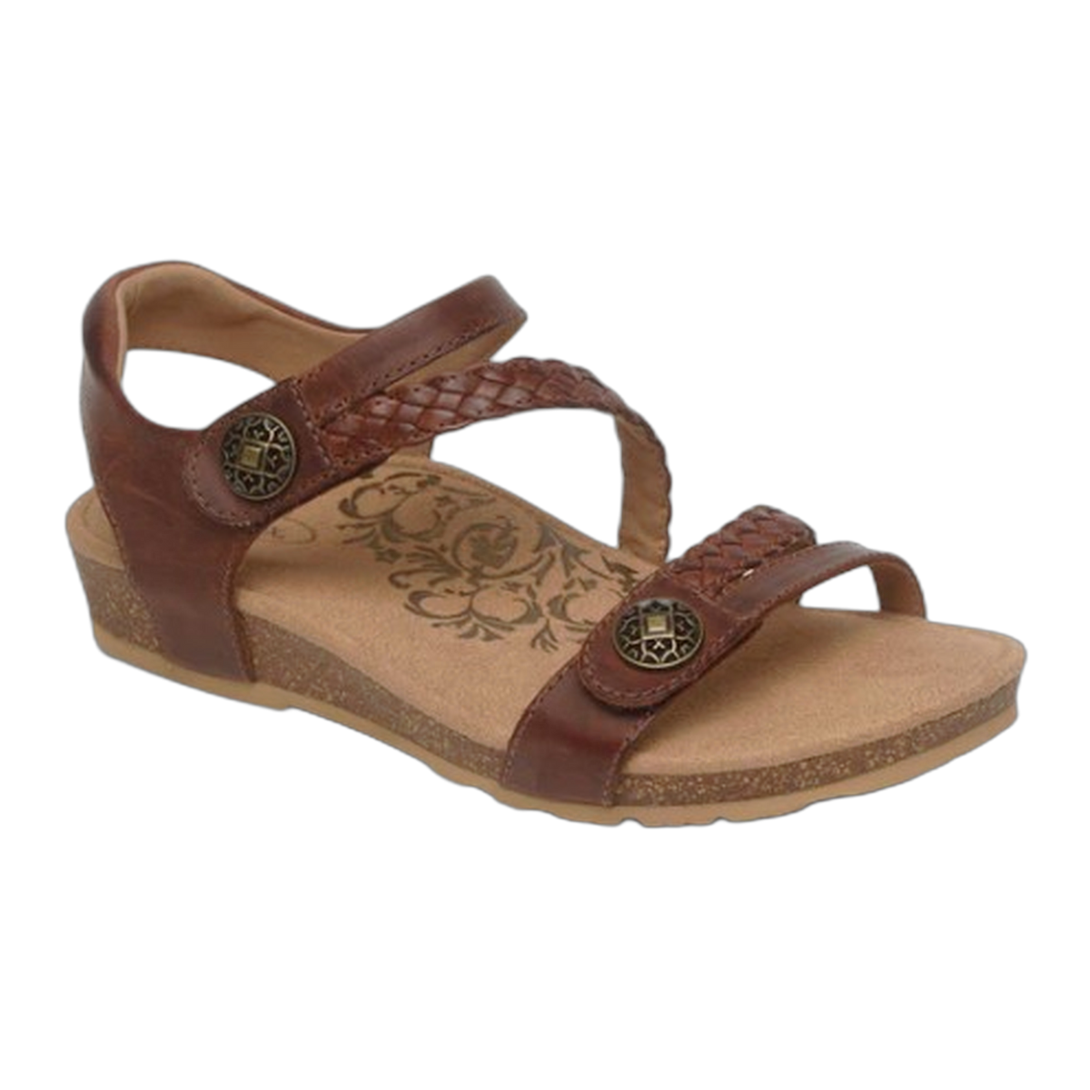 Jillian Braided Quarter Strap Sandal