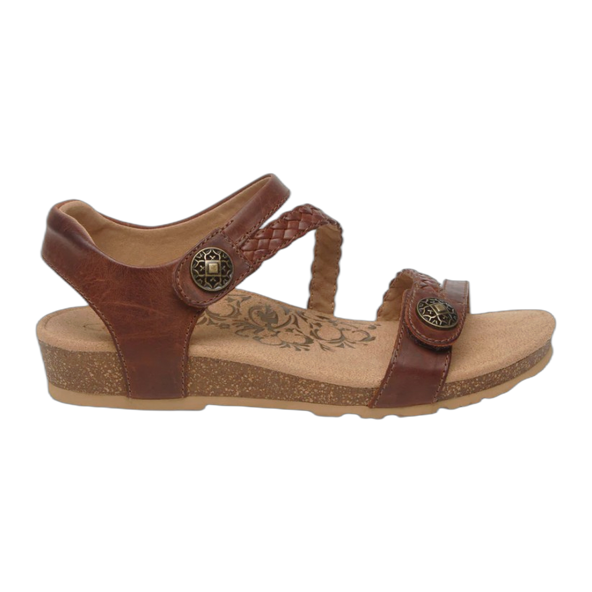 Jillian Braided Quarter Strap Sandal