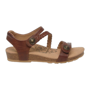 Jillian Braided Quarter Strap Sandal