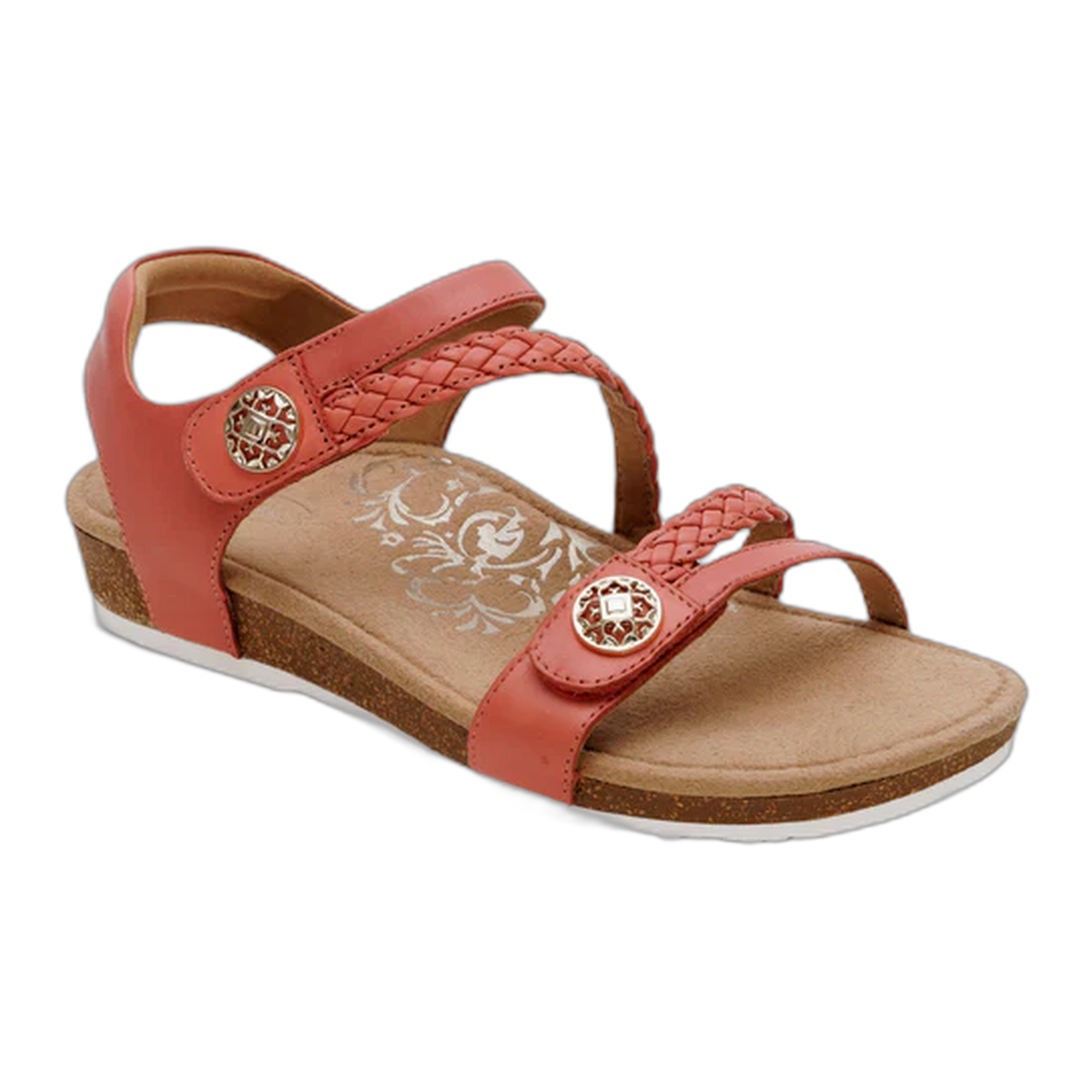 Jillian Braided Quarter Strap Sandal