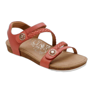 Jillian Braided Quarter Strap Sandal