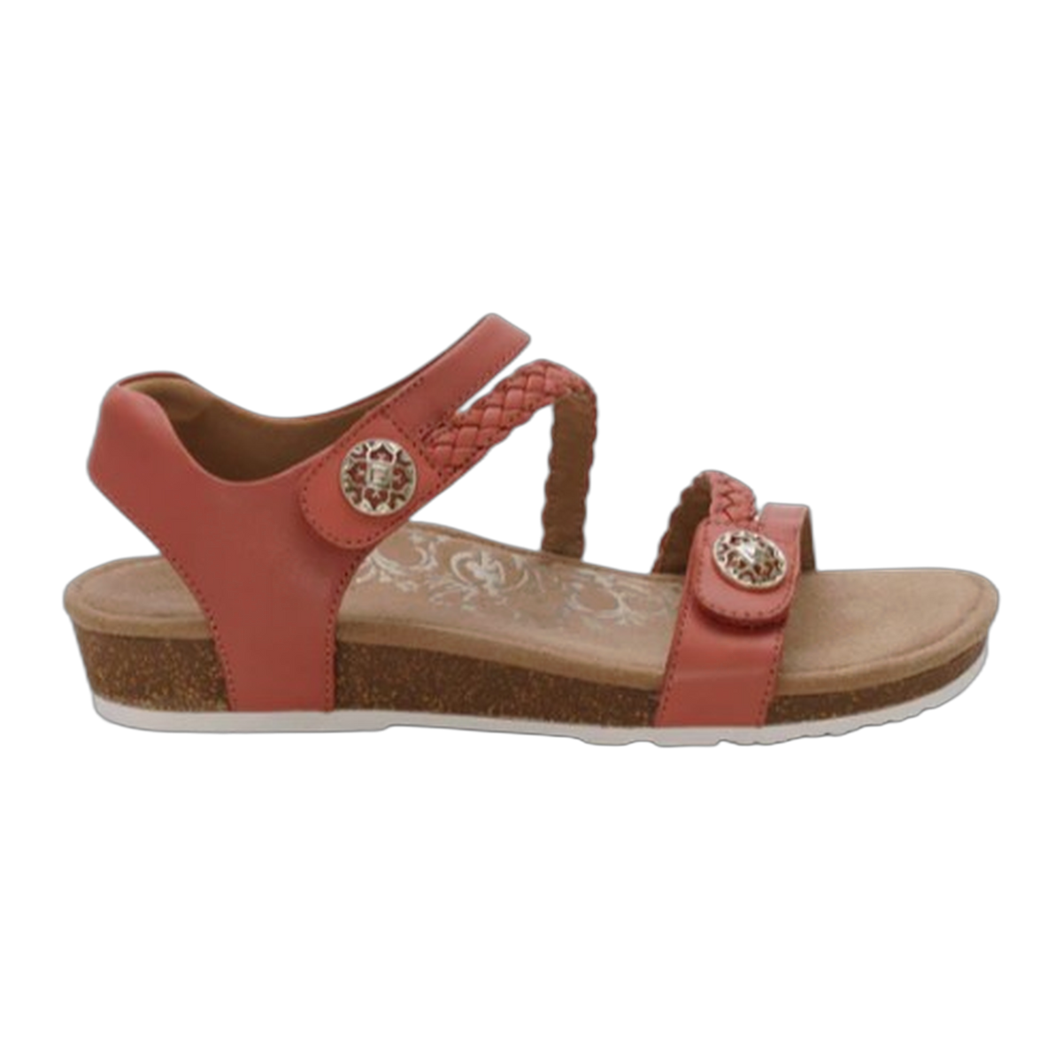 Jillian Braided Quarter Strap Sandal