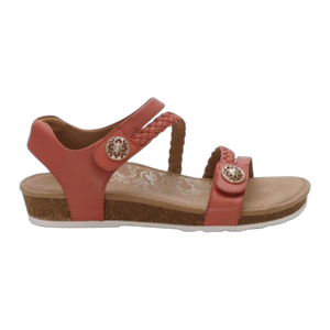 Jillian Braided Quarter Strap Sandal