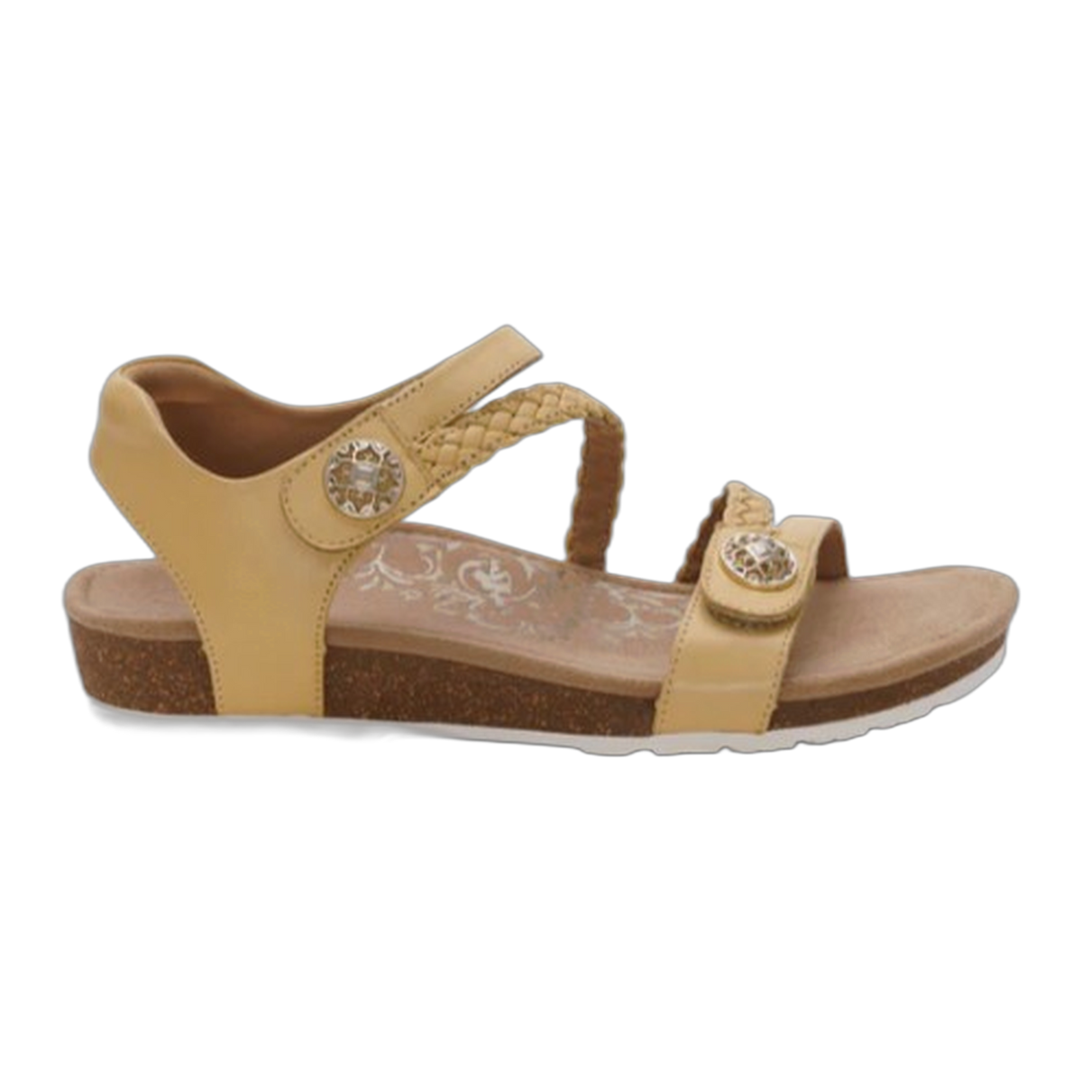 Jillian Braided Quarter Strap Sandal